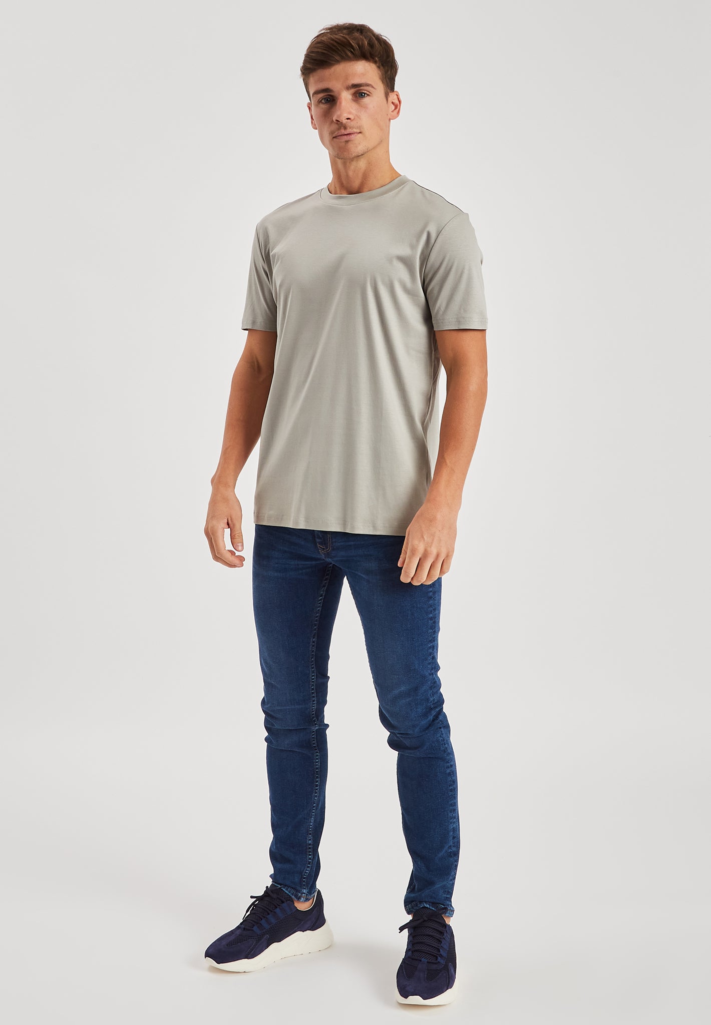 Stone Grey Luxury T-Shirt