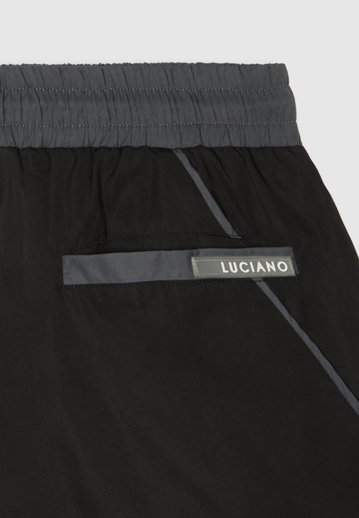 Black/Charcoal Luxury Swim Shorts