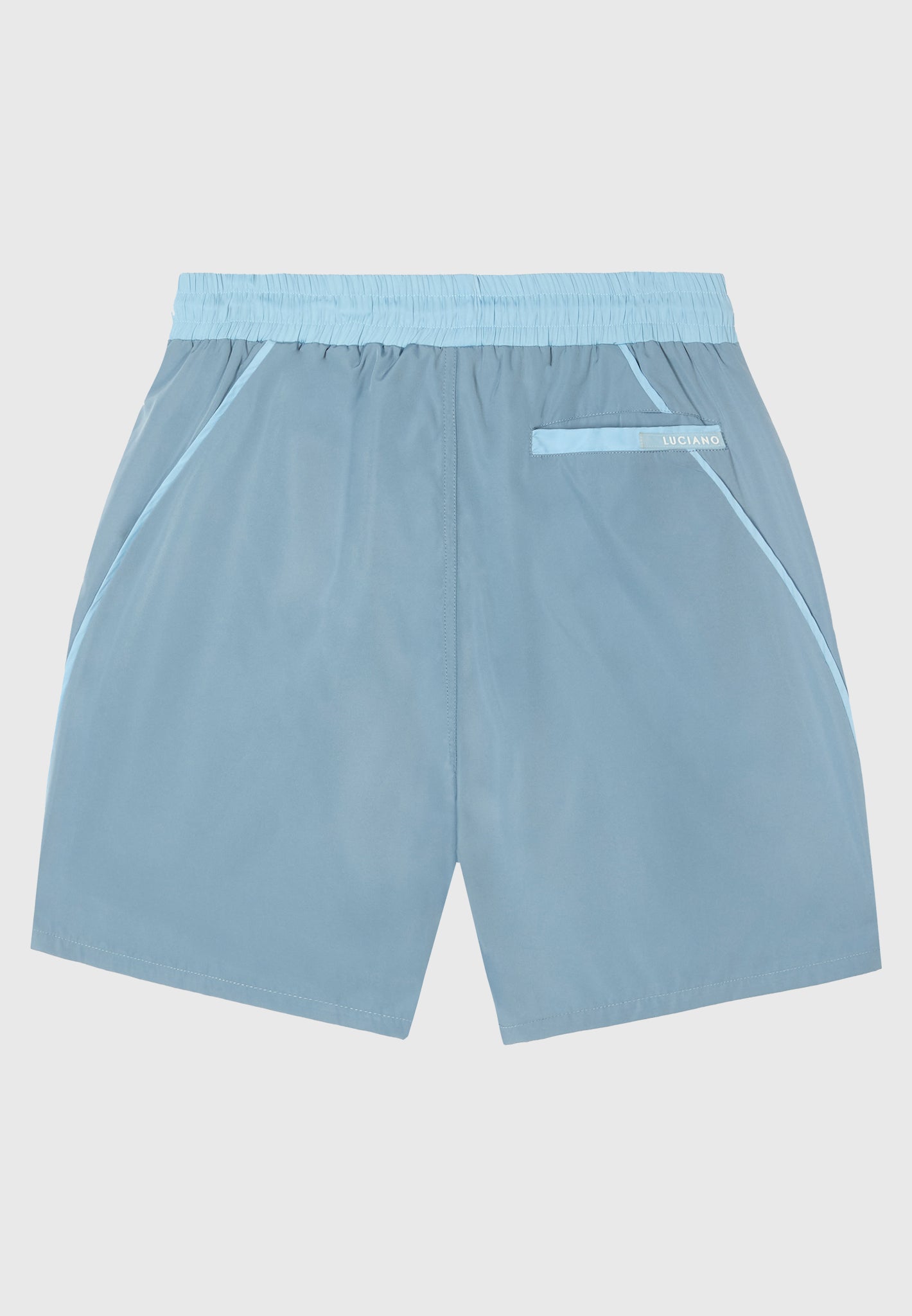 Steel Blue/Blue Luxury Swim Shorts