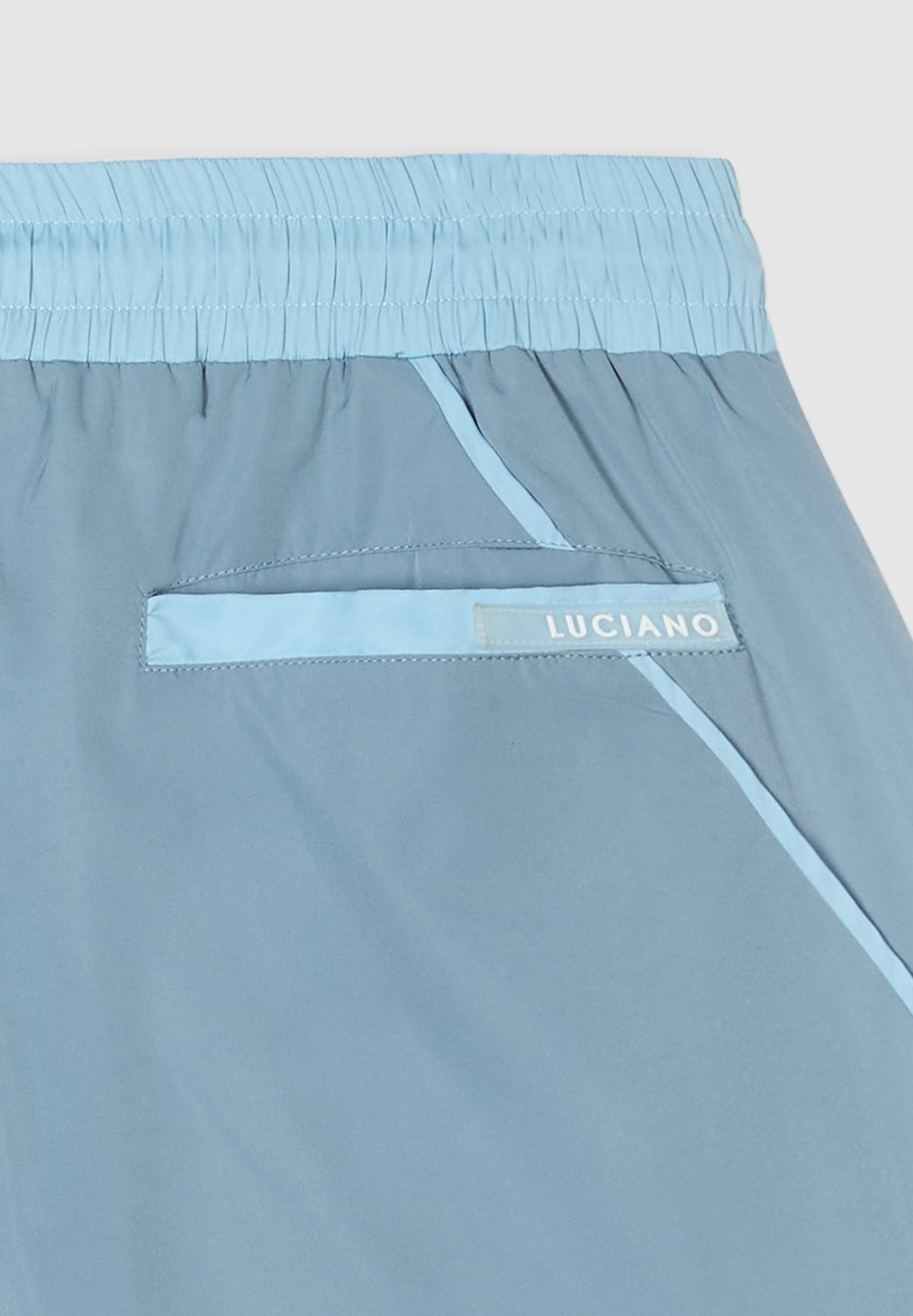 Steel Blue/Blue Luxury Swim Shorts