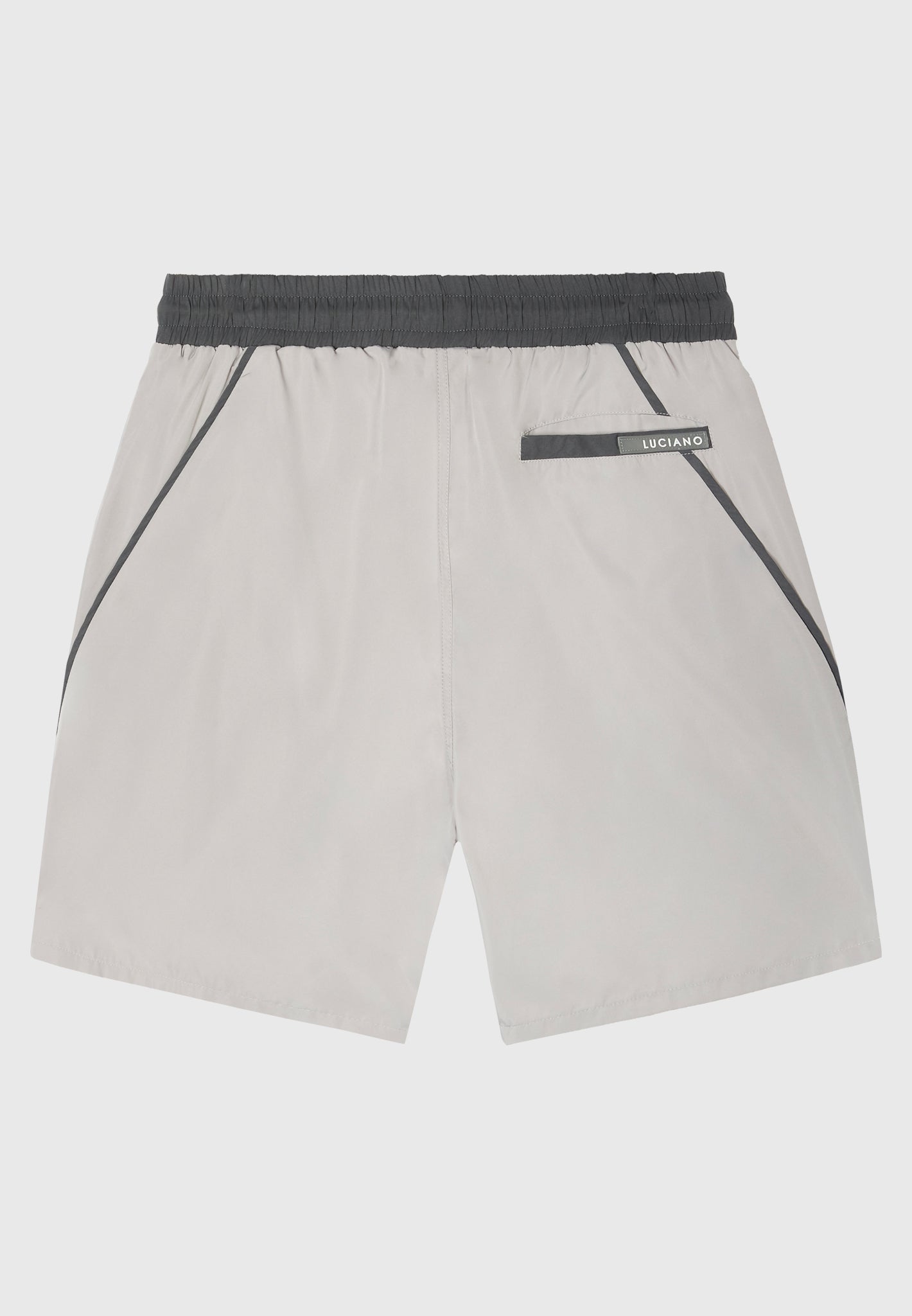 Grey/Charcoal Luxury Swim Shorts