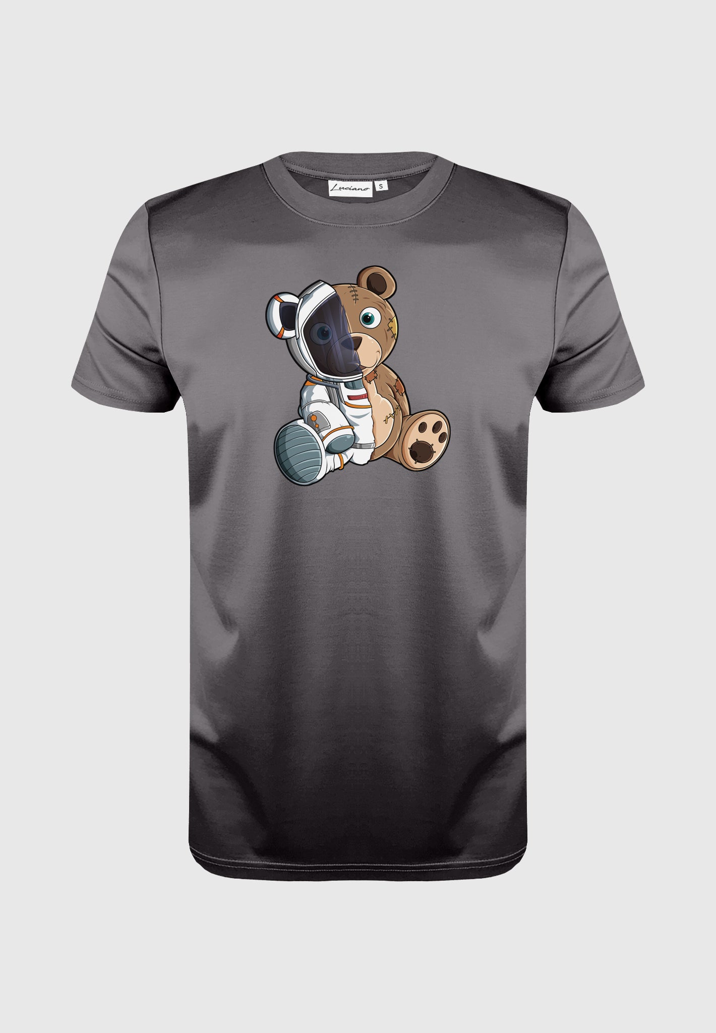 Astro Bear Charcoal Luxury T-Shirt