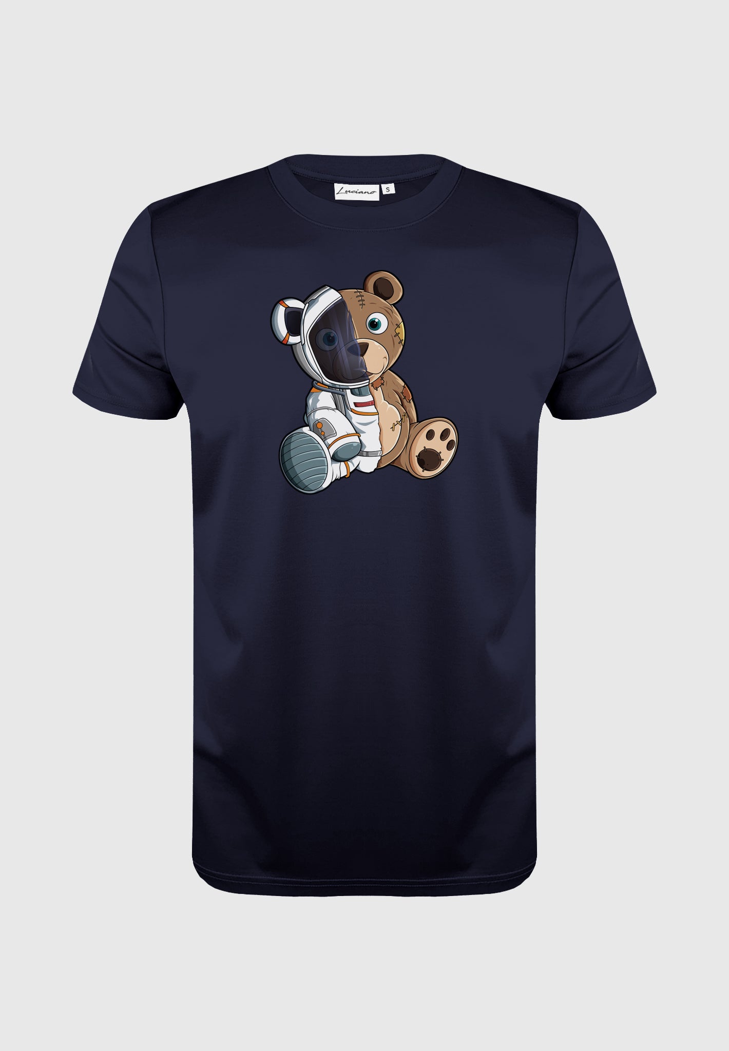 Astro Bear Navy Luxury T-Shirt