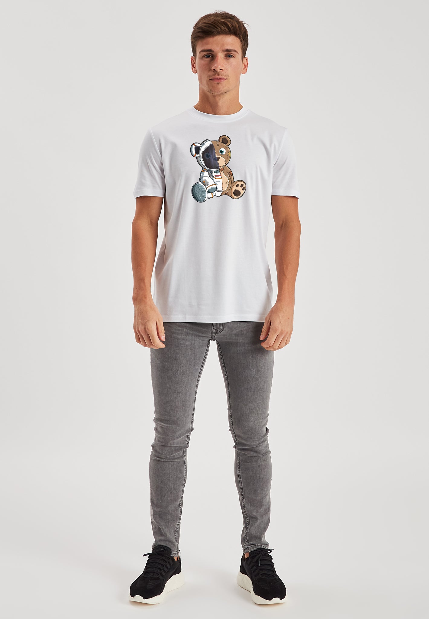 Astro Bear White Luxury T-Shirt