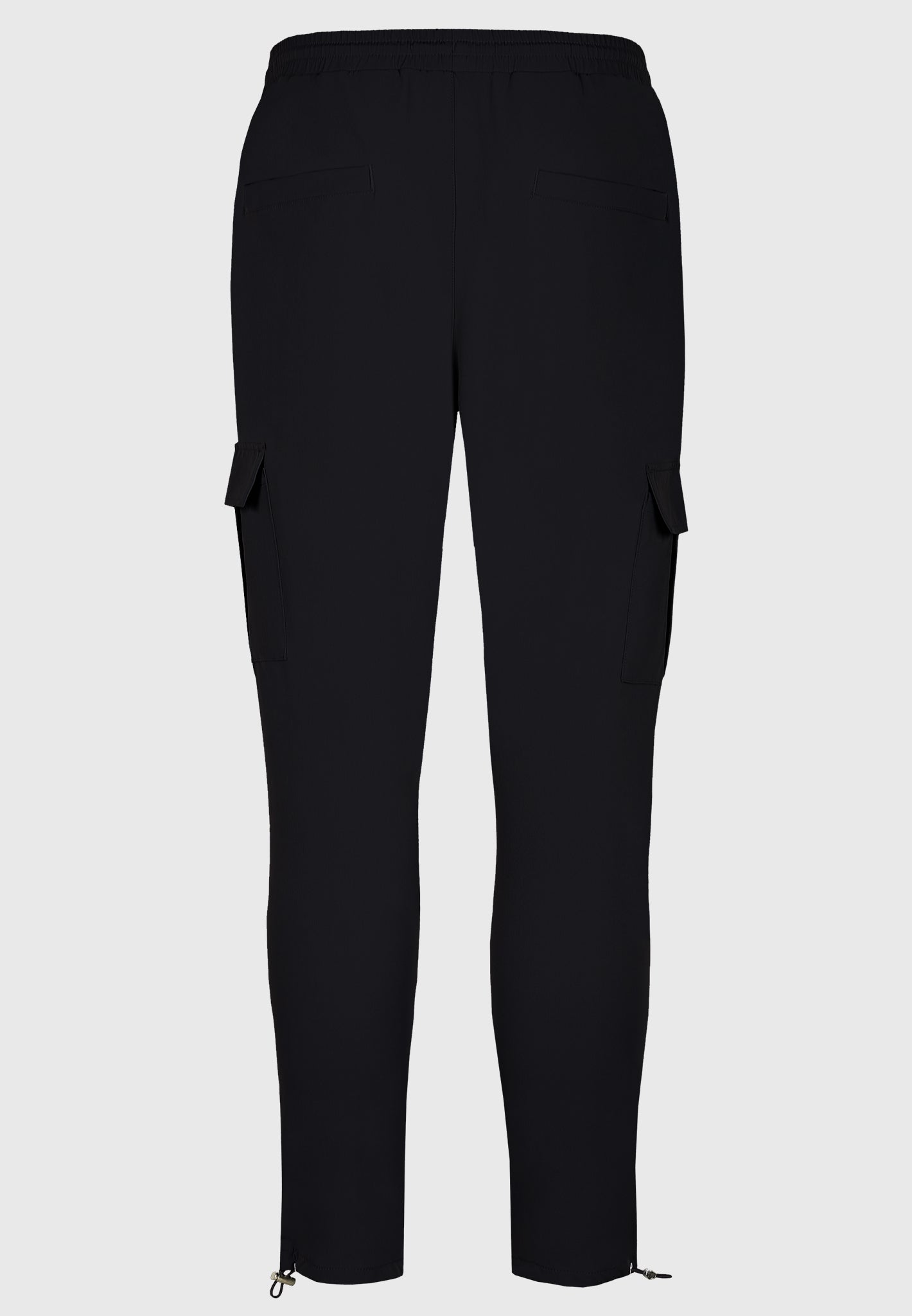 Black Luxe Cargo Pants