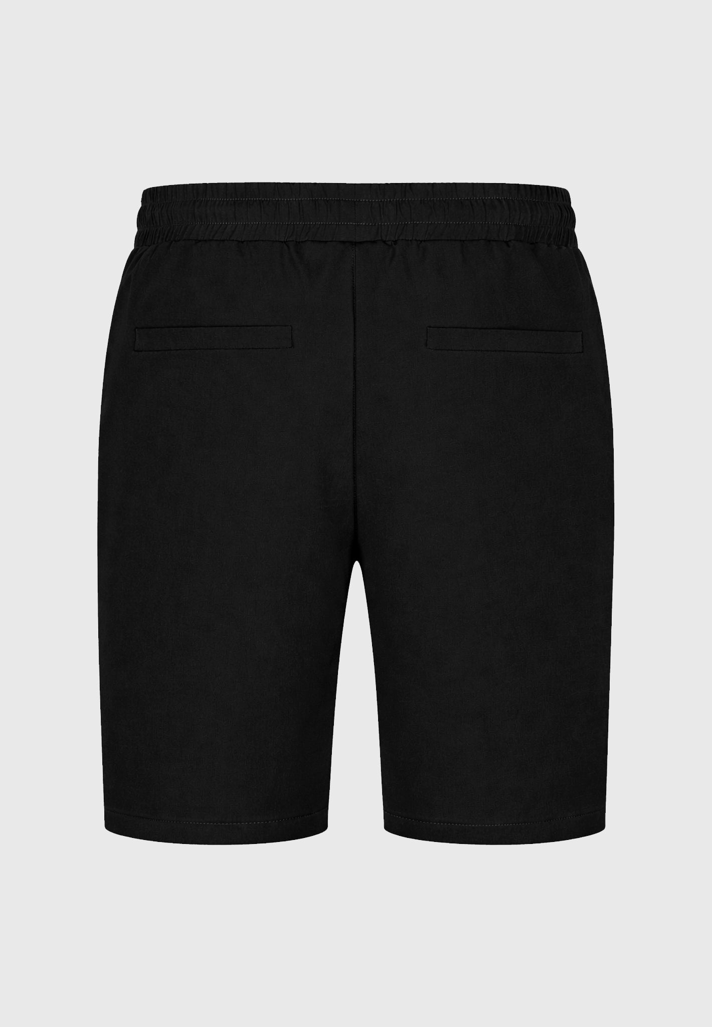 Black Luxe Chino Shorts