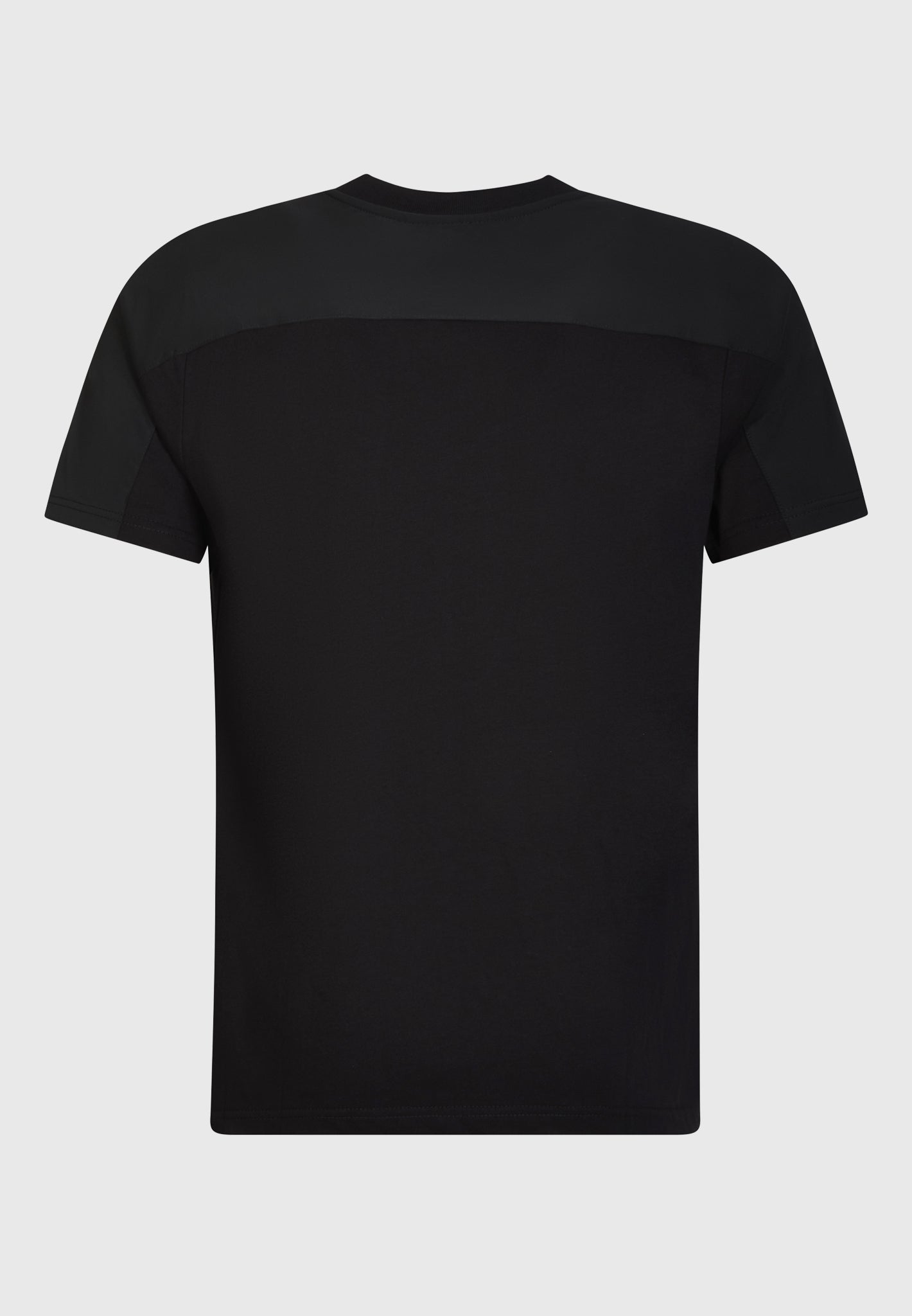 Black Luxe T-Shirt/Black Nylon Shoulder