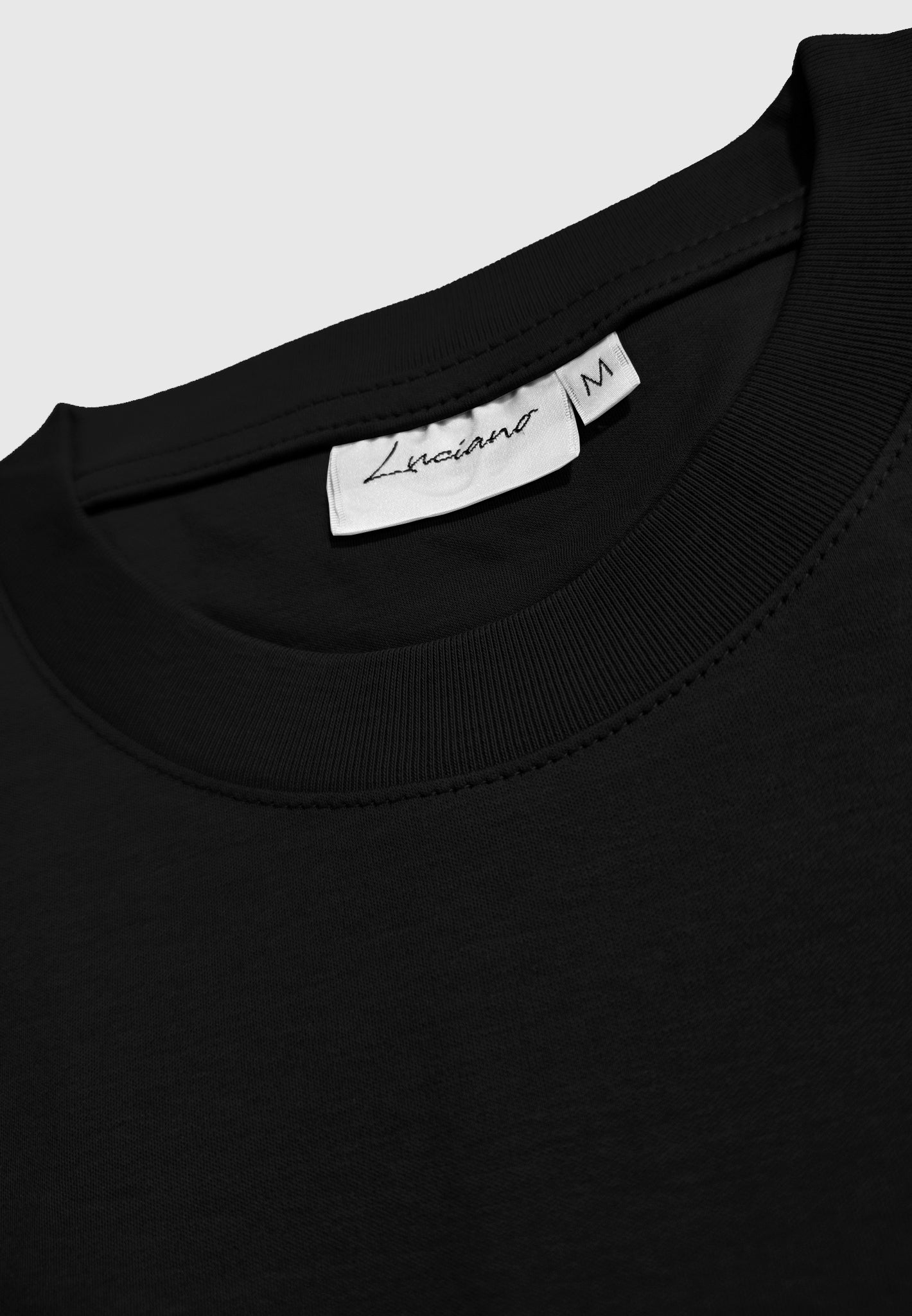 Black Luxury Mercerised T-Shirt