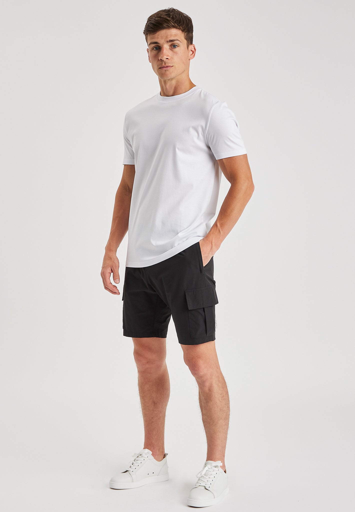 Black Cargo Shorts