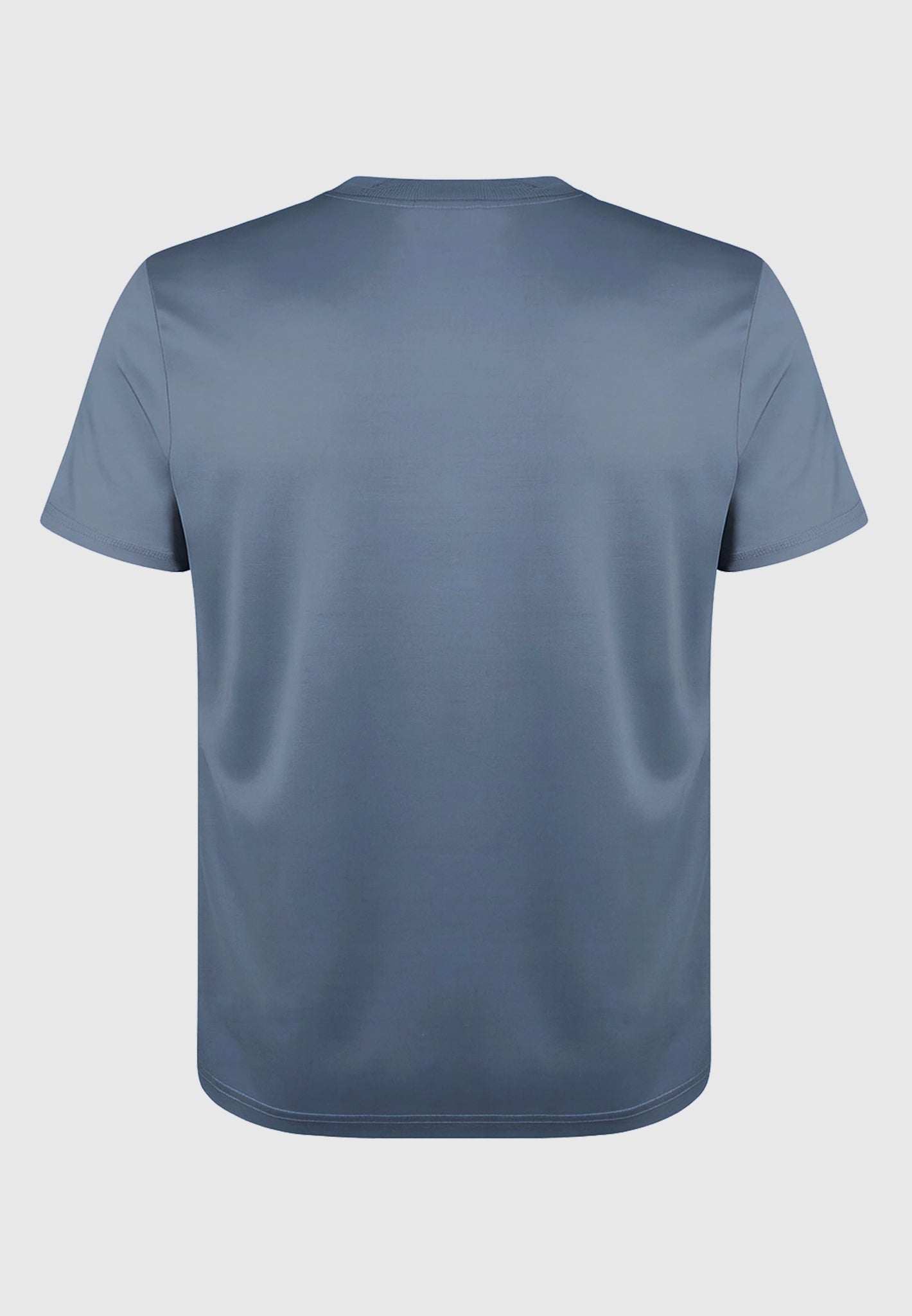 Blue Luxury Mercerised T-Shirt