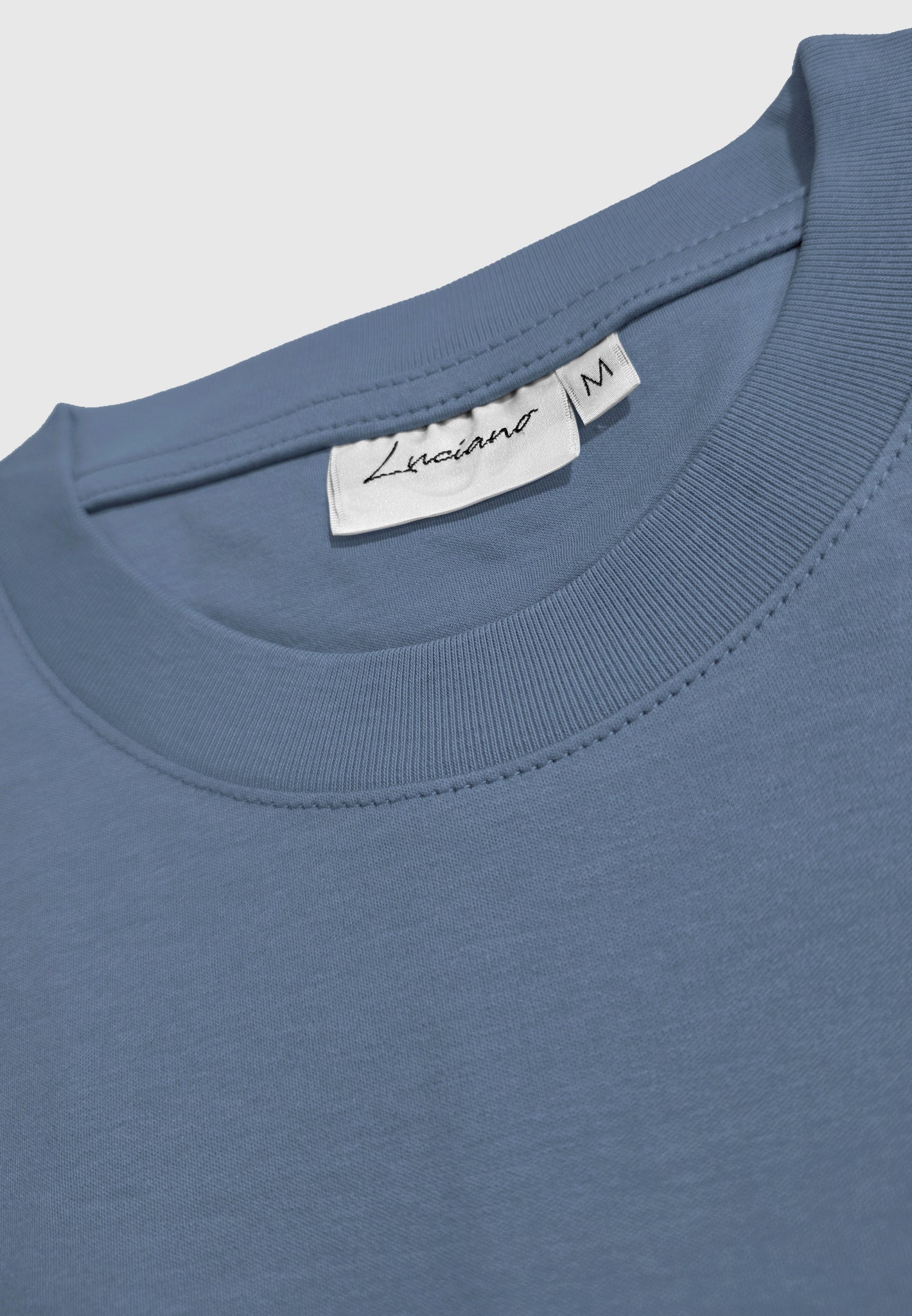 Blue Luxury Mercerised T-Shirt