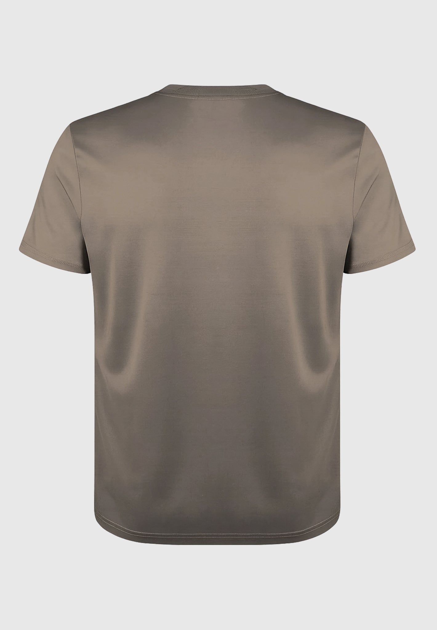 Brown Luxury Mercerised T-Shirt