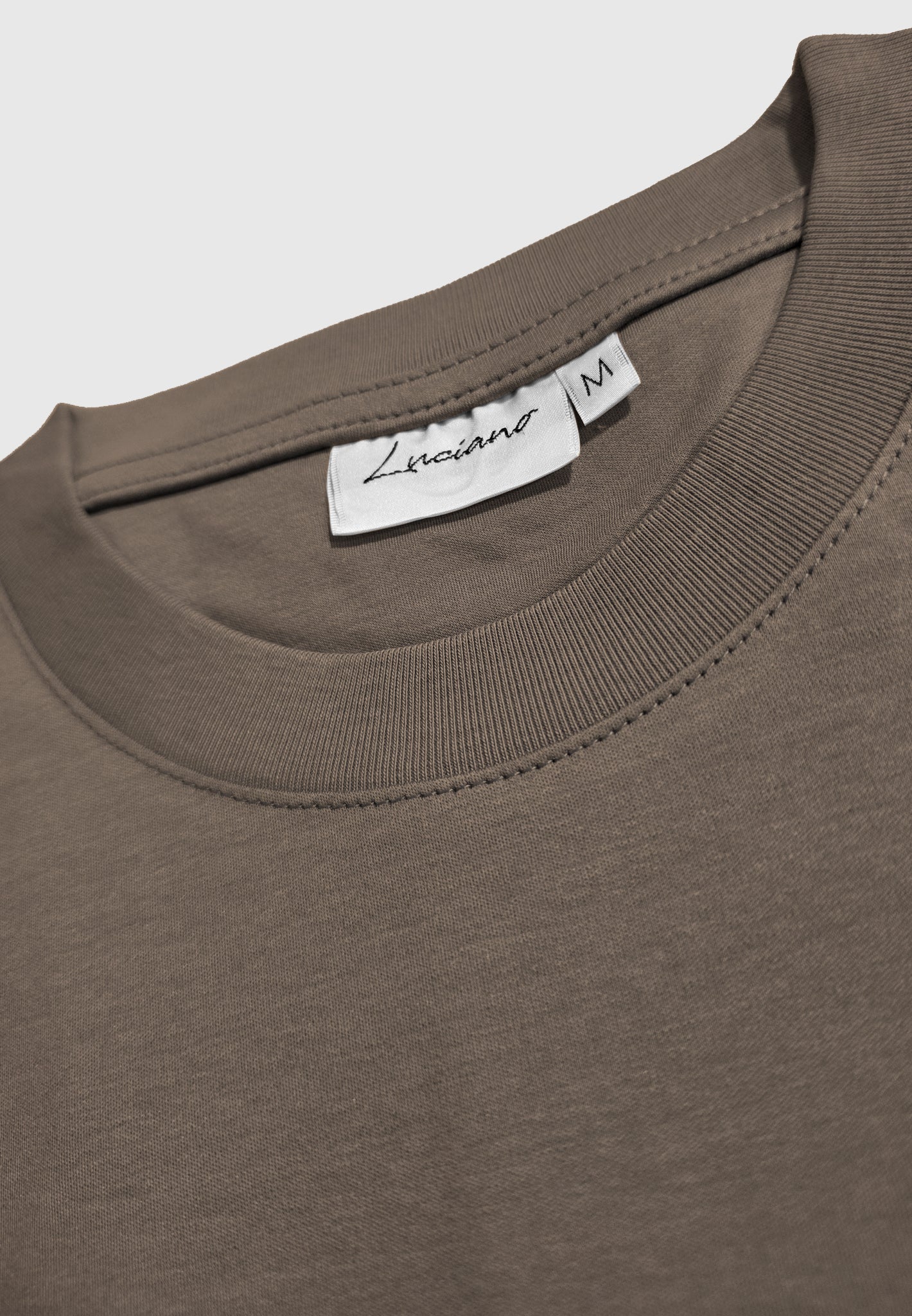 Brown Luxury Mercerised T-Shirt
