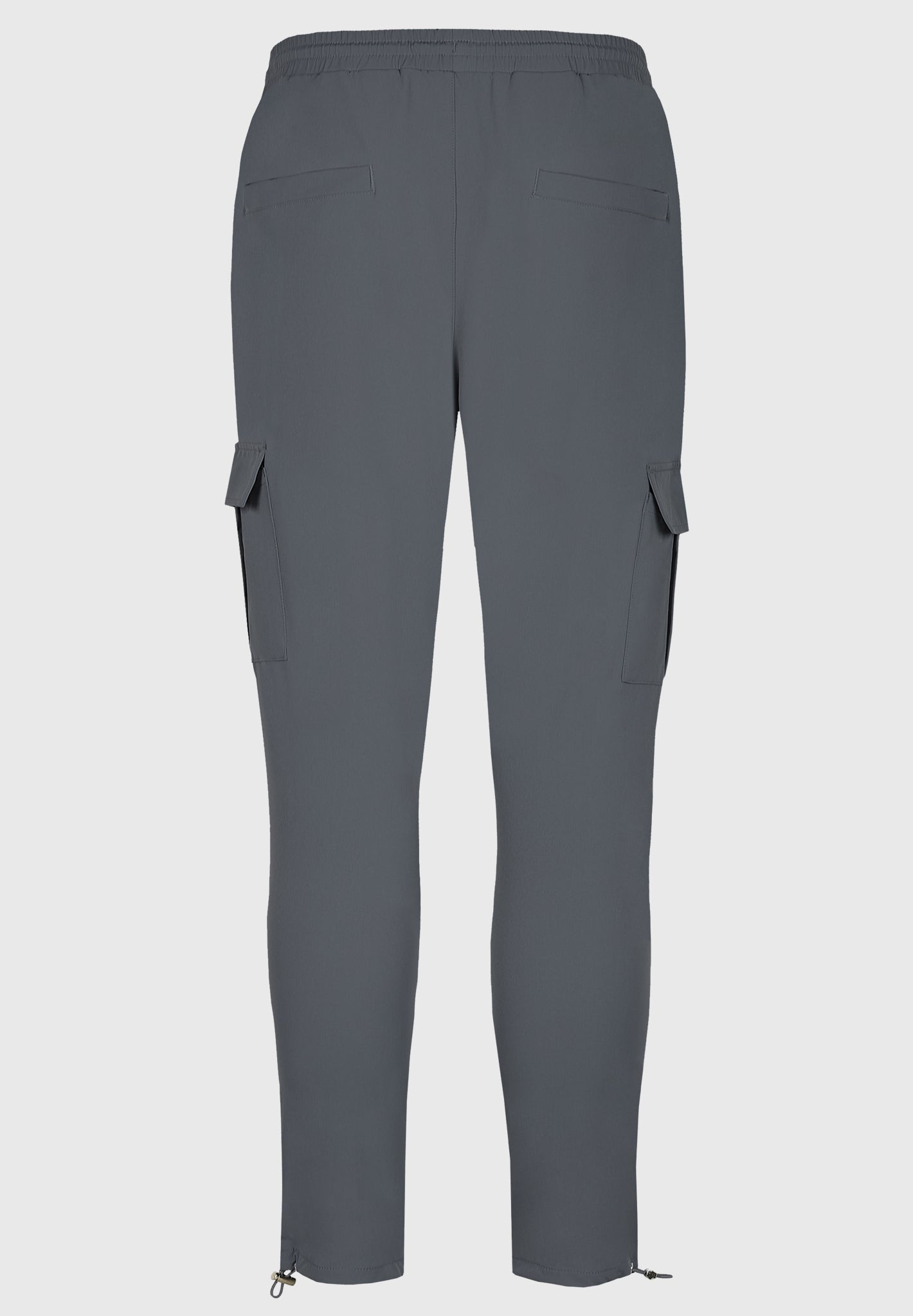 Charcoal Luxe Cargo Pants
