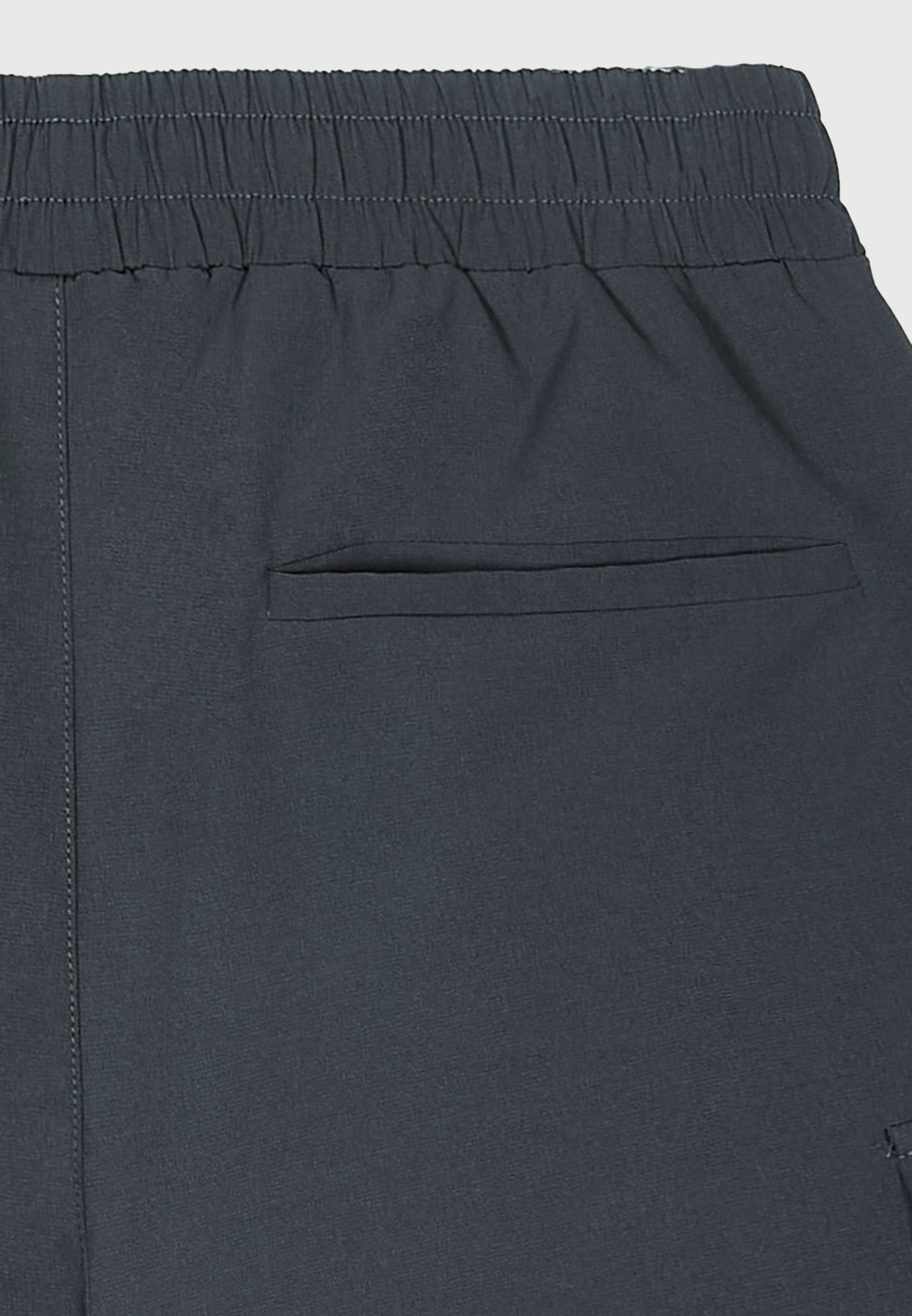 Charcoal Luxe Cargo Shorts