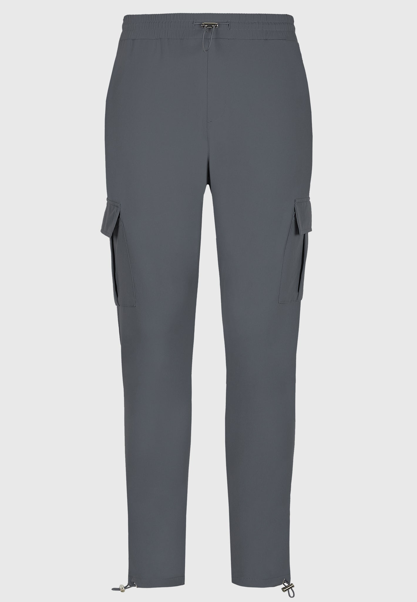 Charcoal Luxe Cargo Pants