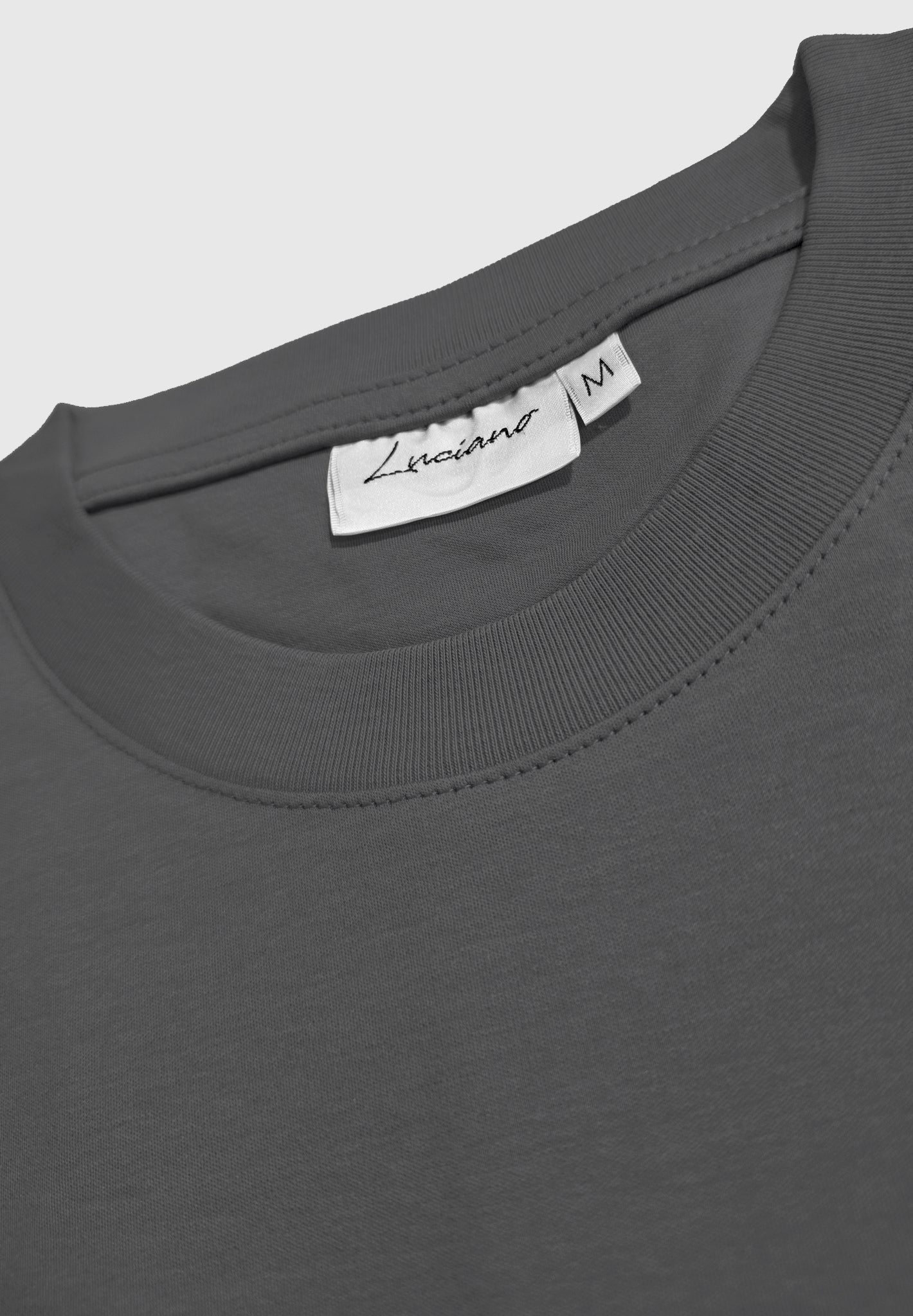 Charcoal Luxury Mercerised T-Shirt