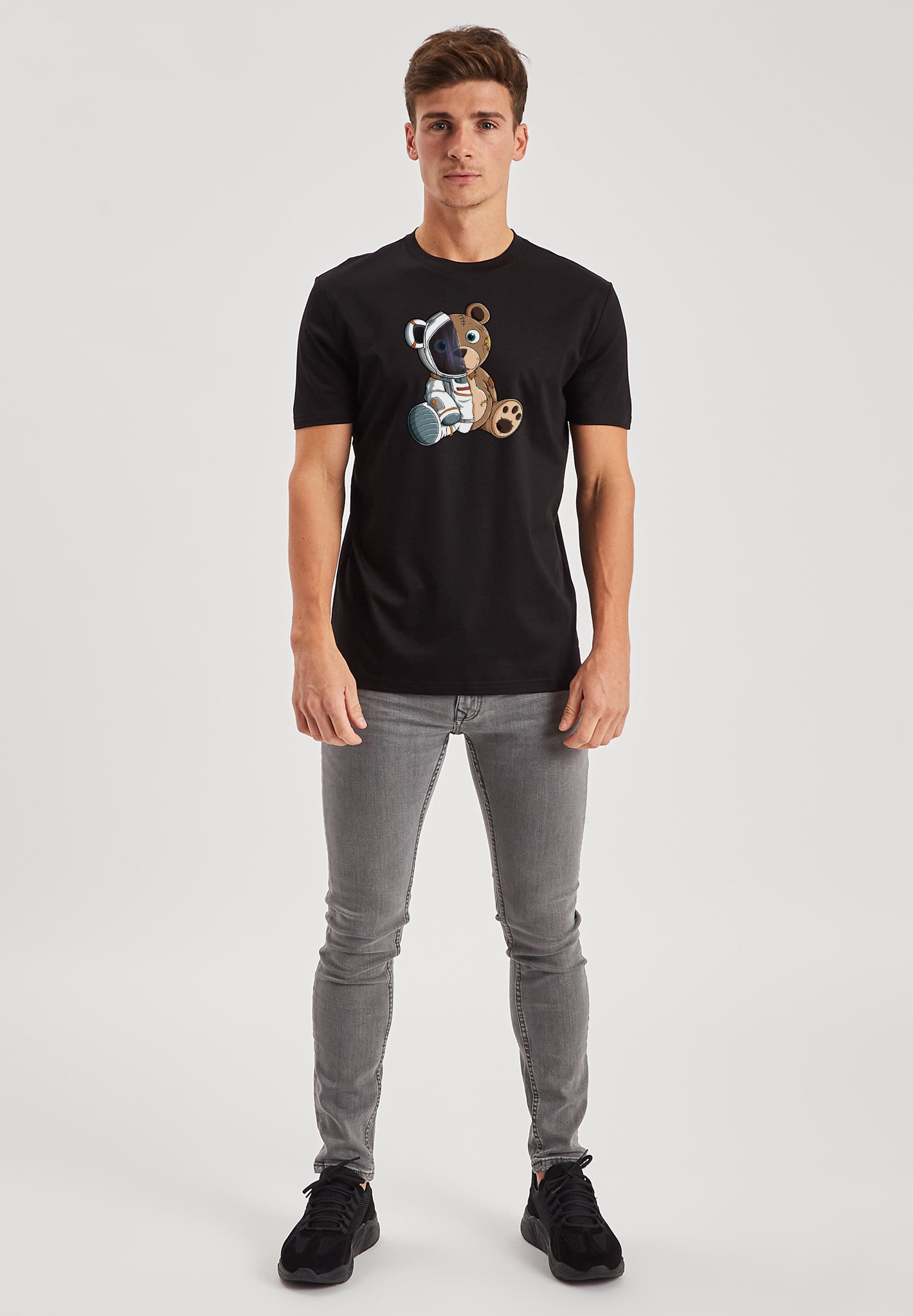 Astro Bear Black Luxury T-Shirt