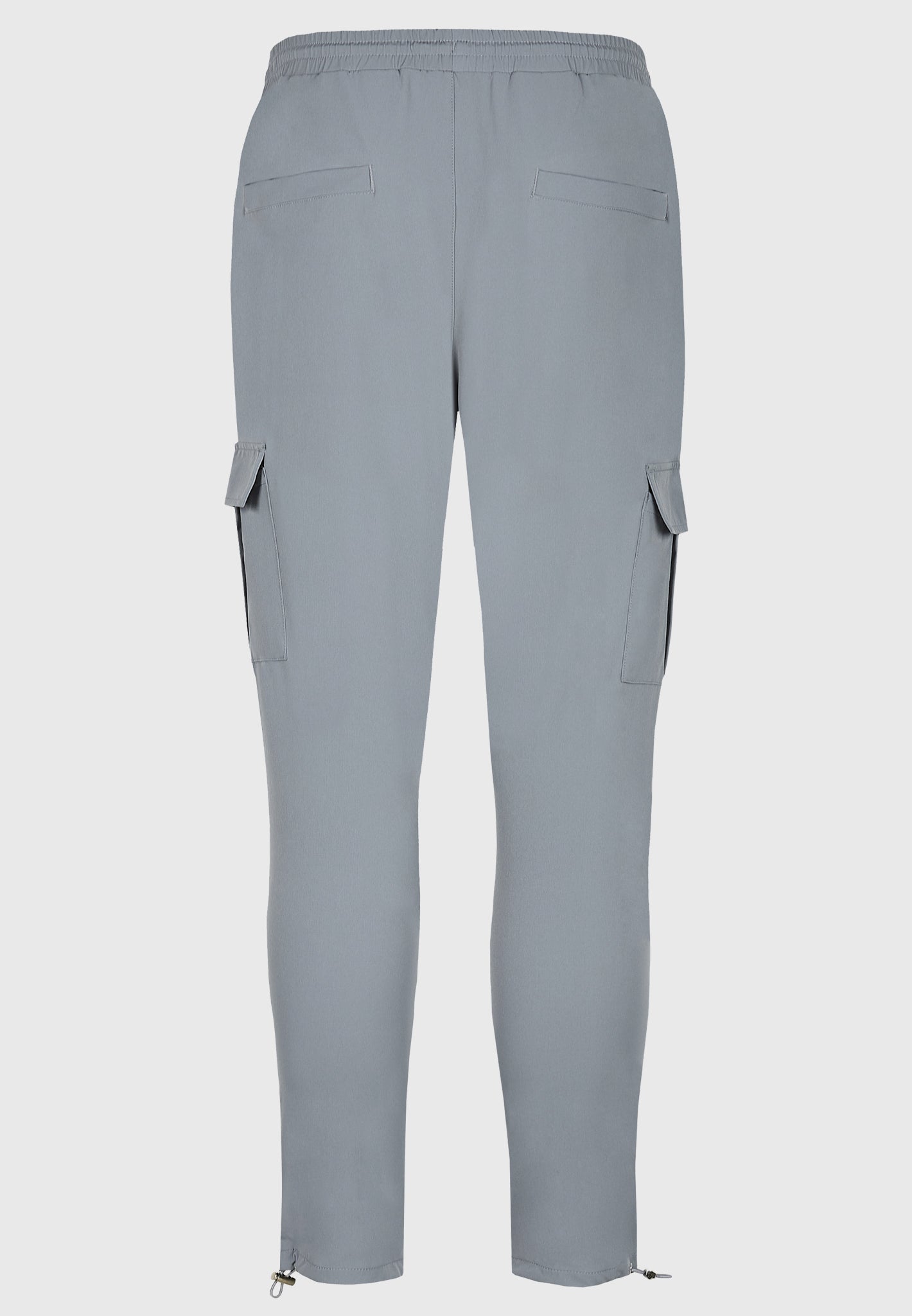 Grey Luxe Cargo Pants