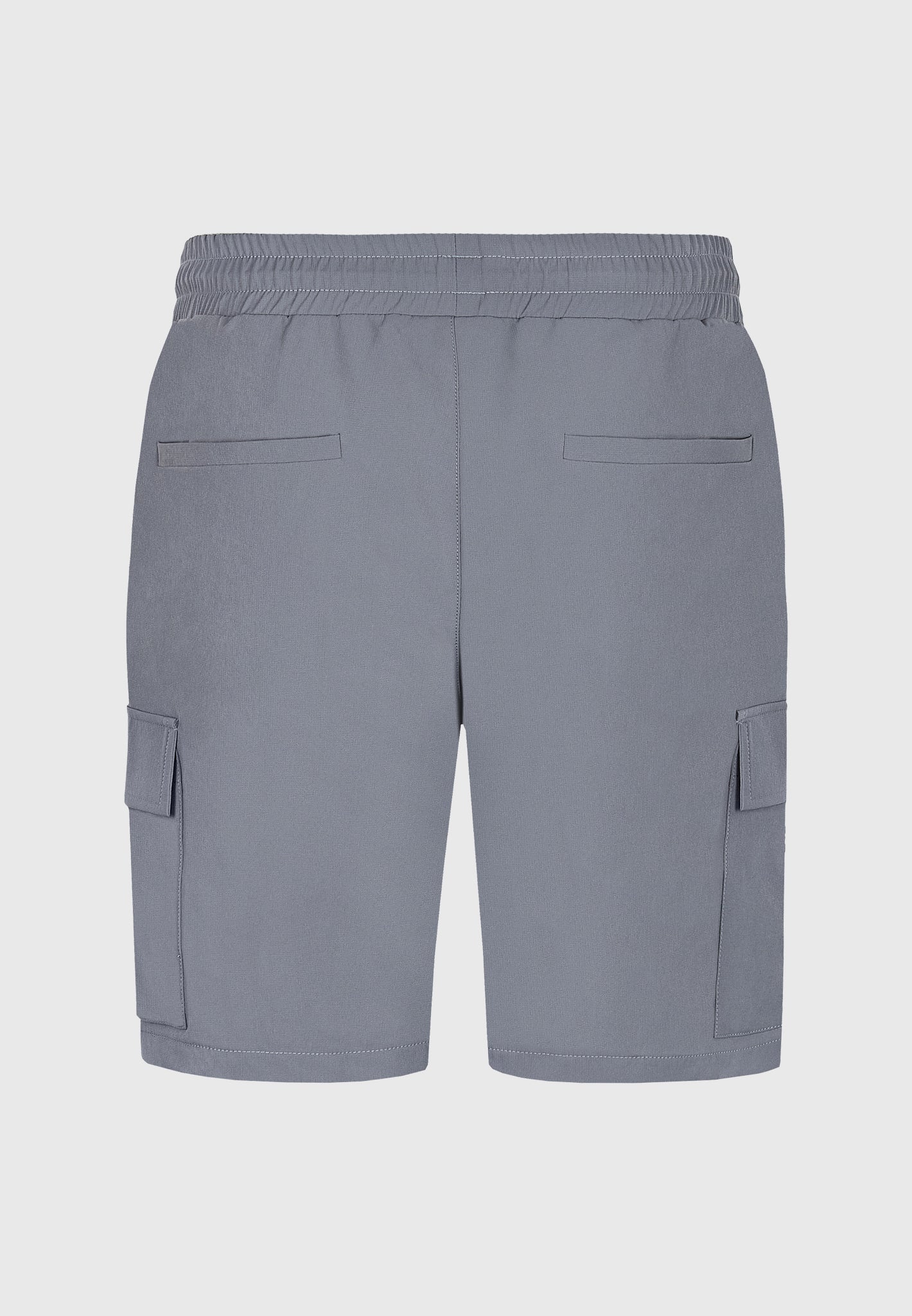 Grey Luxe Cargo Shorts