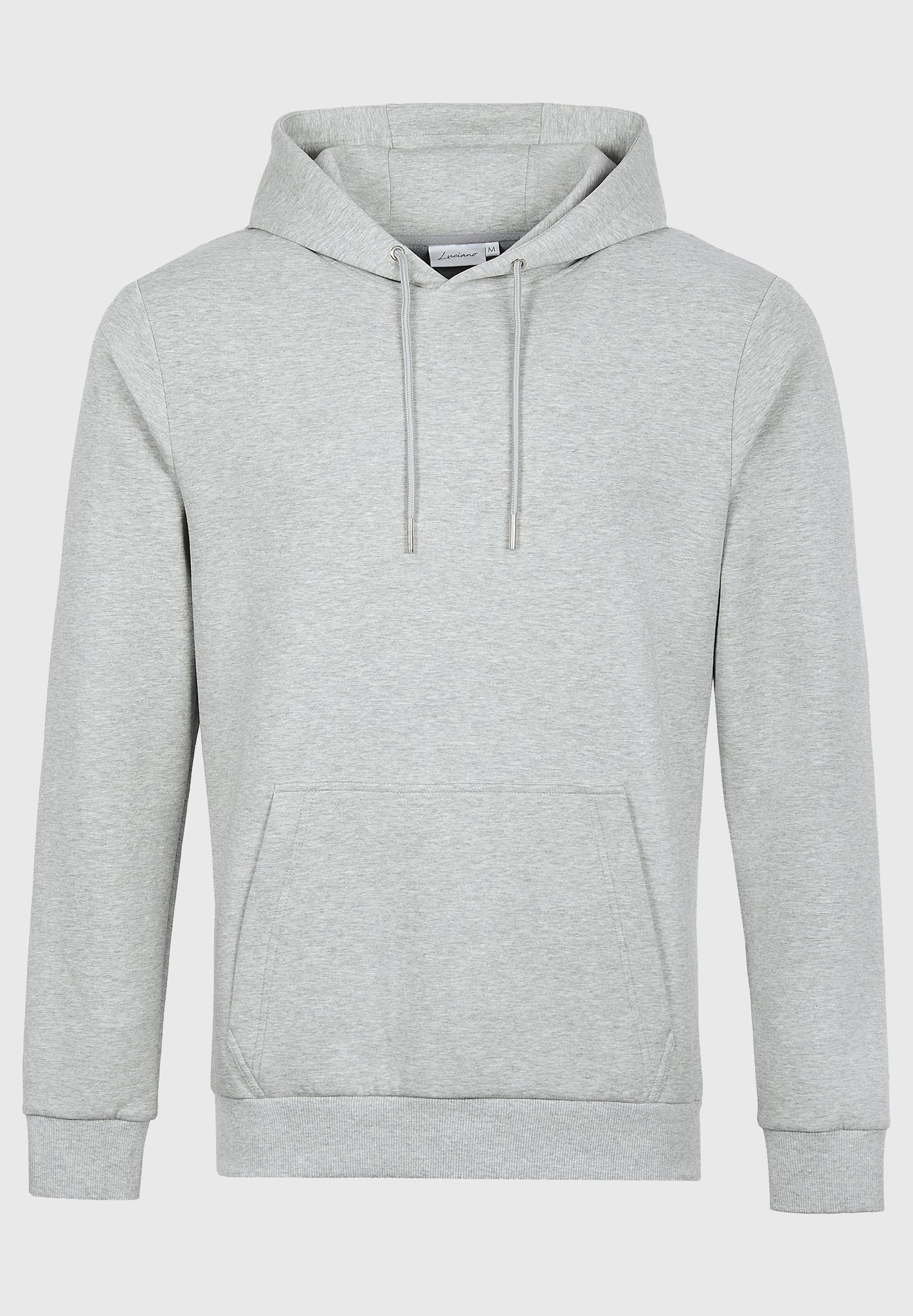 Grey Marl Luxury Hoodie