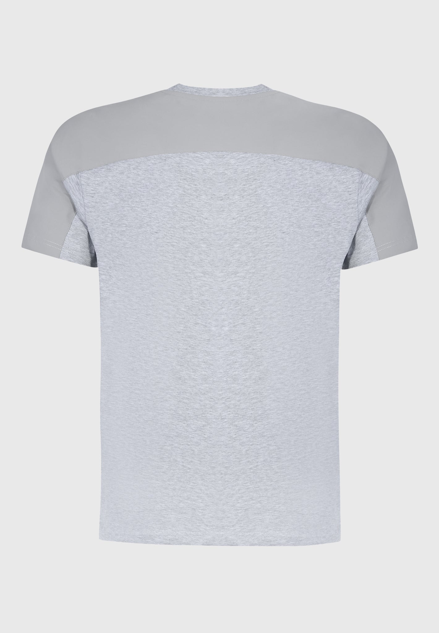 Grey Marl Luxe T-Shirt/Grey Nylon Shoulder
