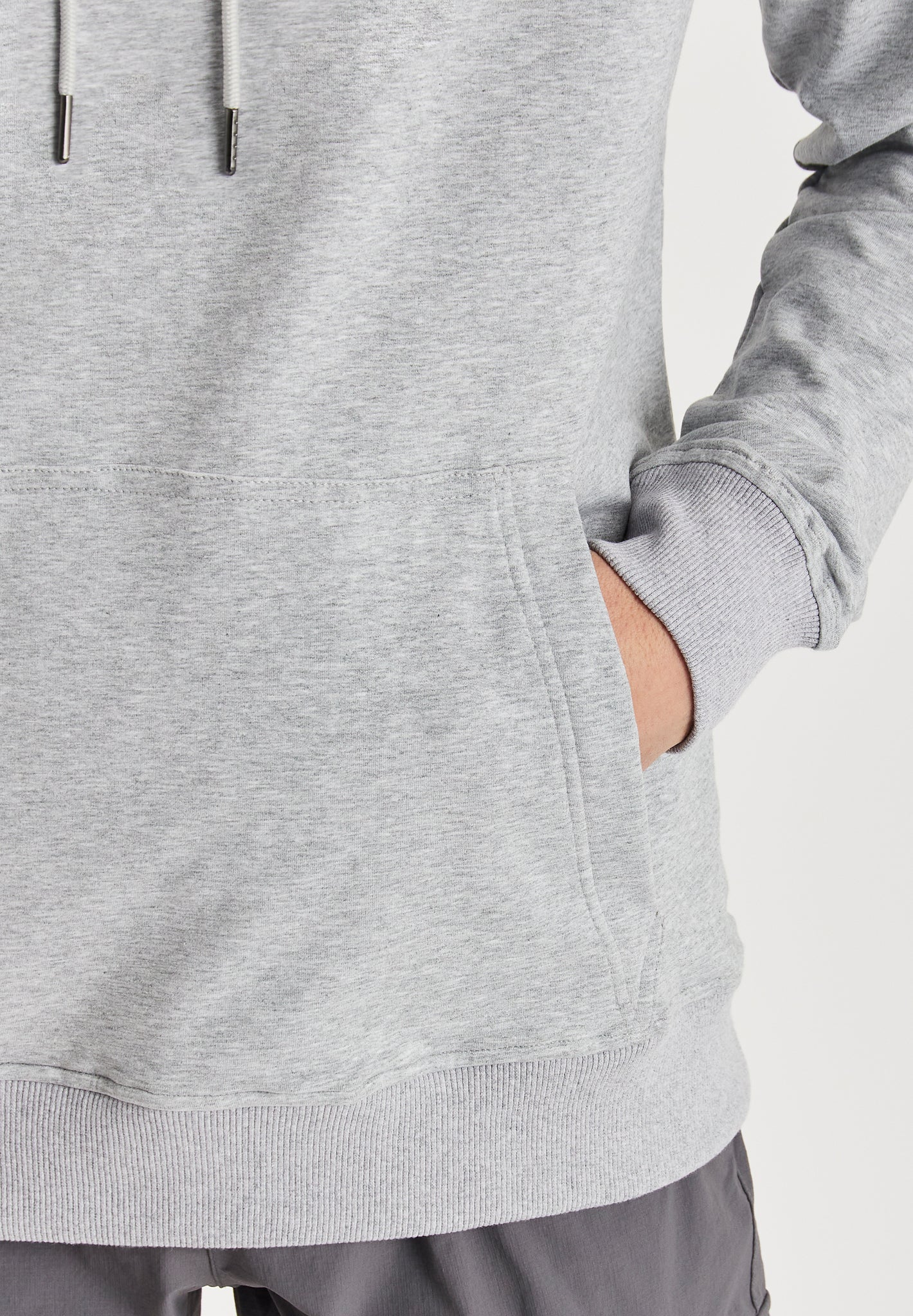 Grey Marl Luxury Hoodie