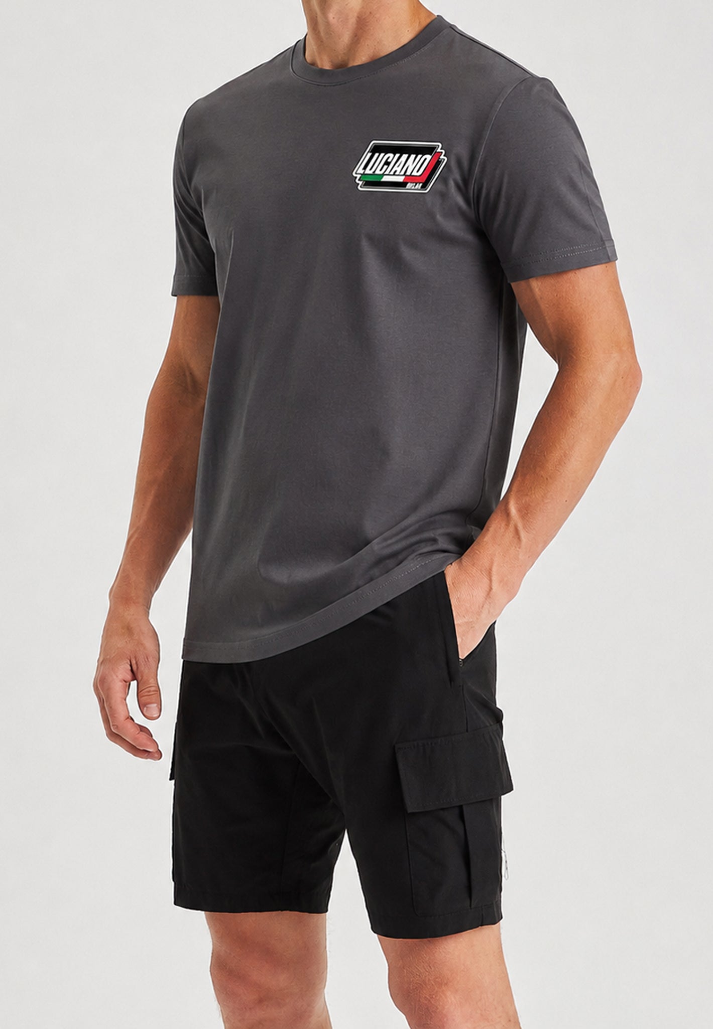 Milan Charcoal Luxe T-Shirt