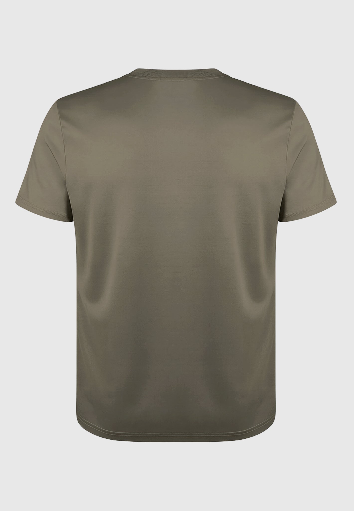 Khaki Luxury Mercerised T-Shirt