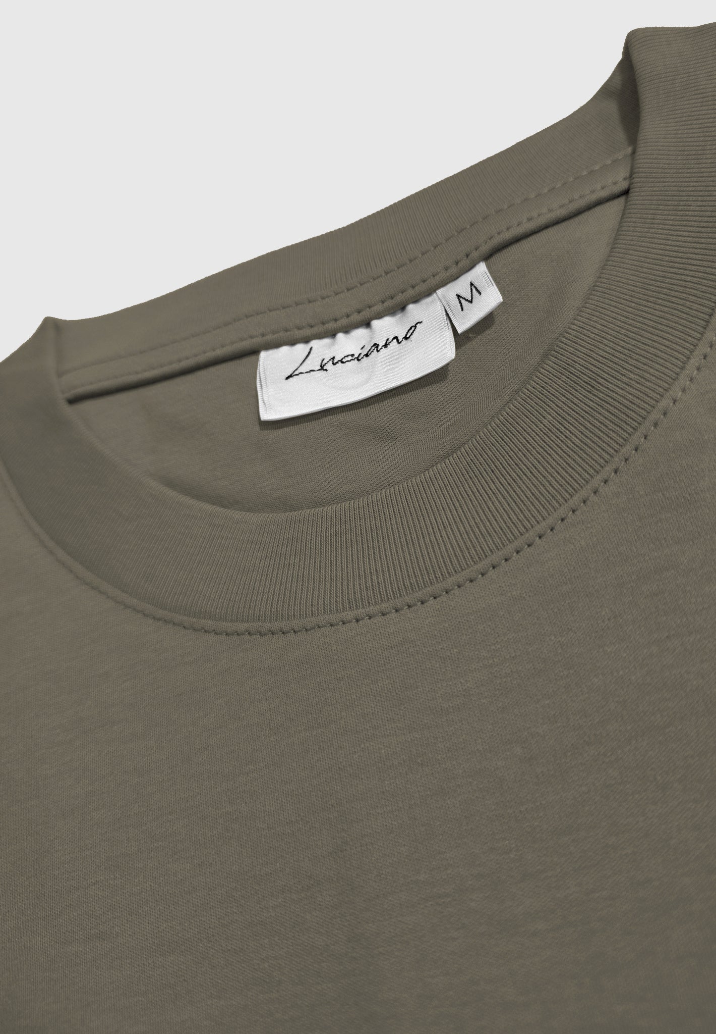 Khaki Luxury Mercerised T-Shirt