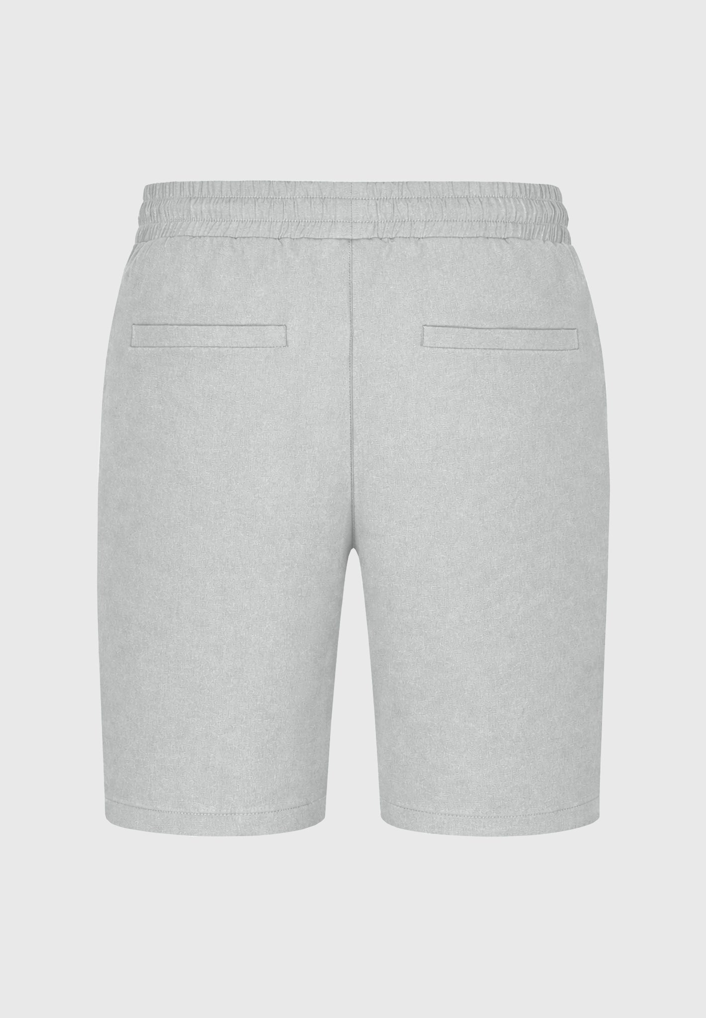 Light Grey Luxe Chino Shorts