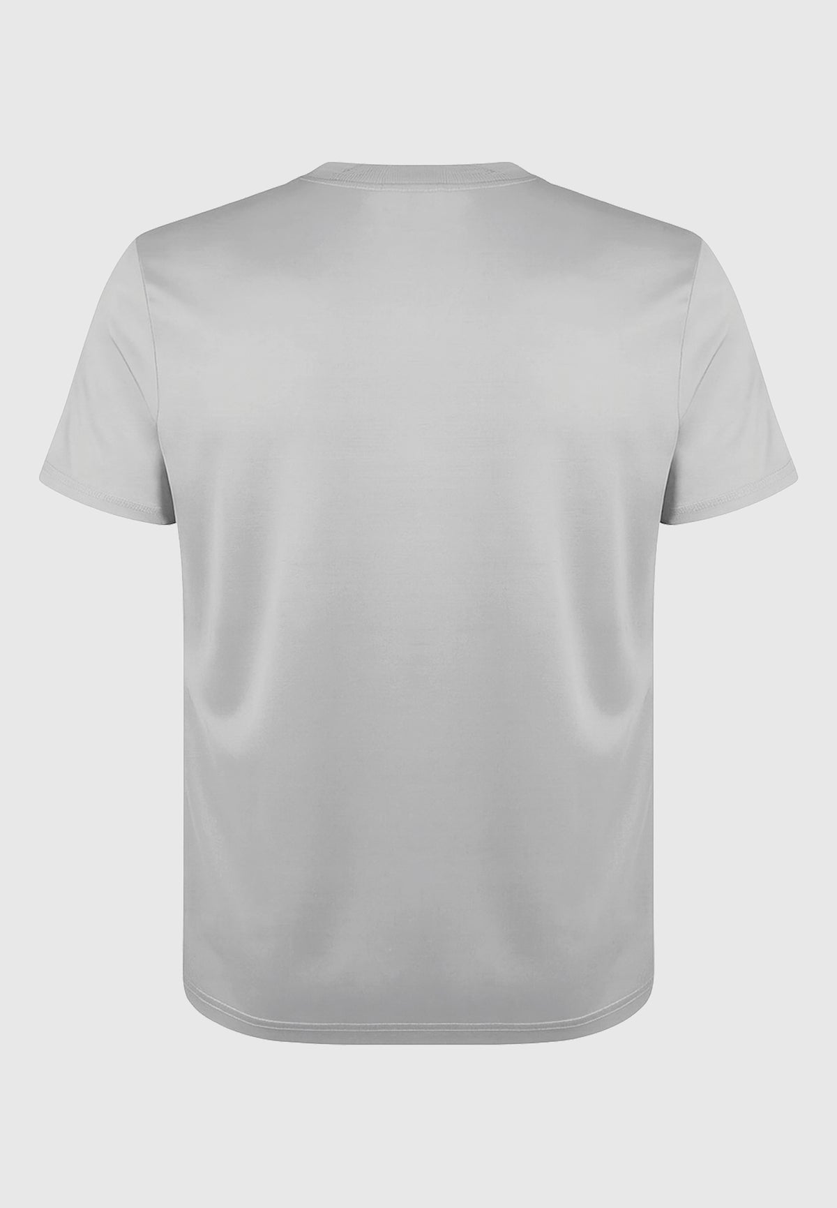 Light Grey Luxury Mercerised T-Shirt