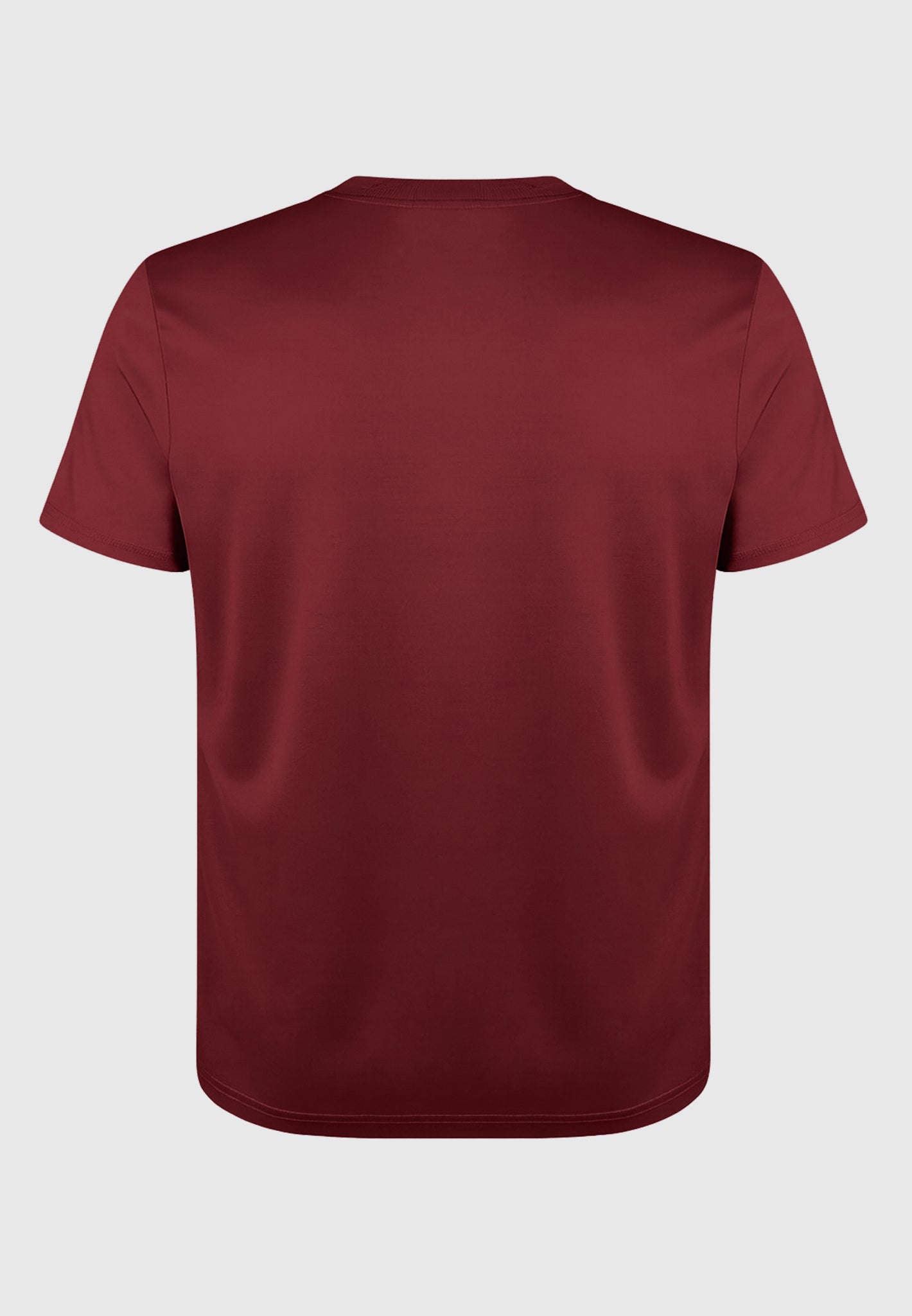 Maroon Luxury Mercerised T-Shirt