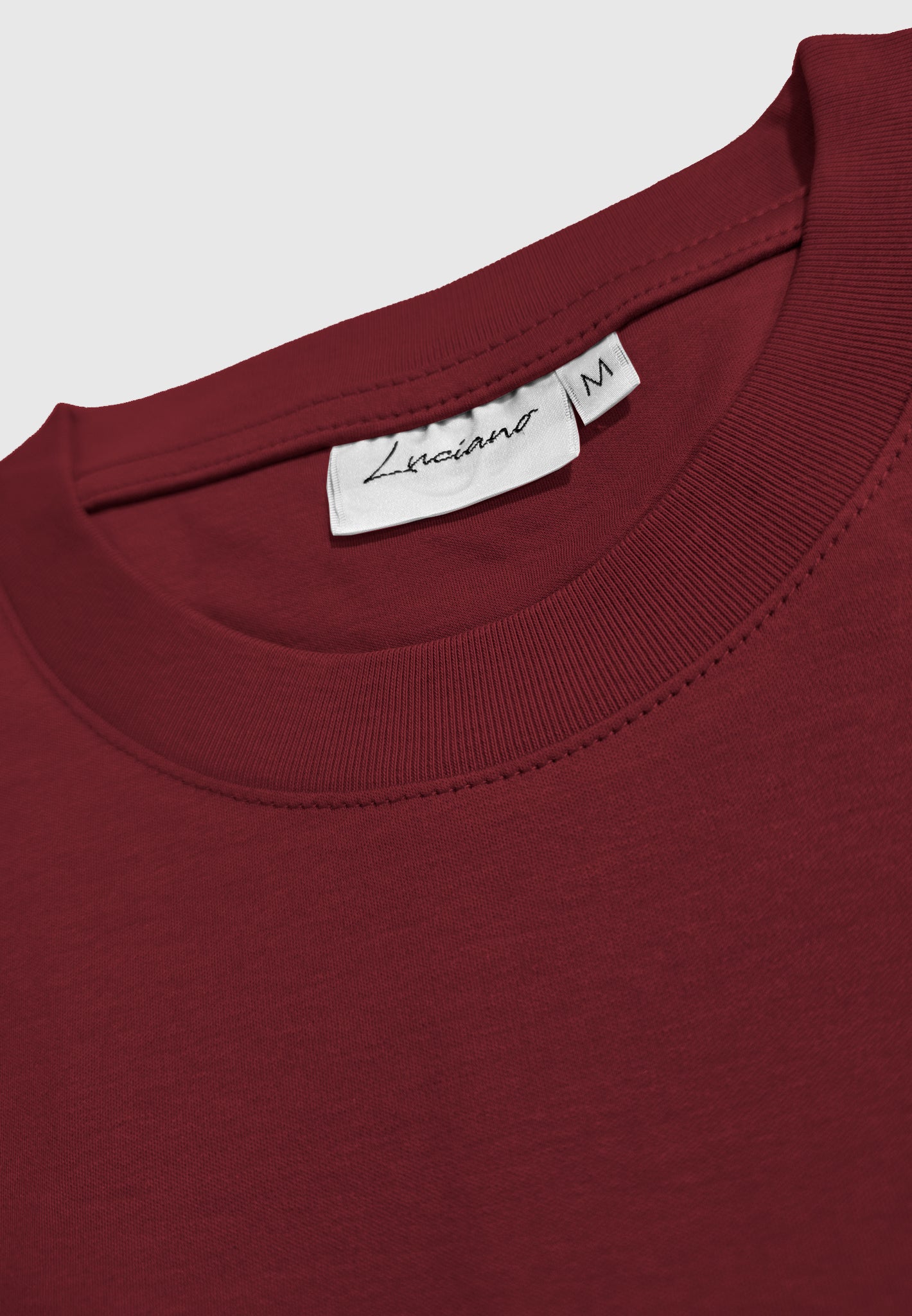 Maroon Luxury Mercerised T-Shirt