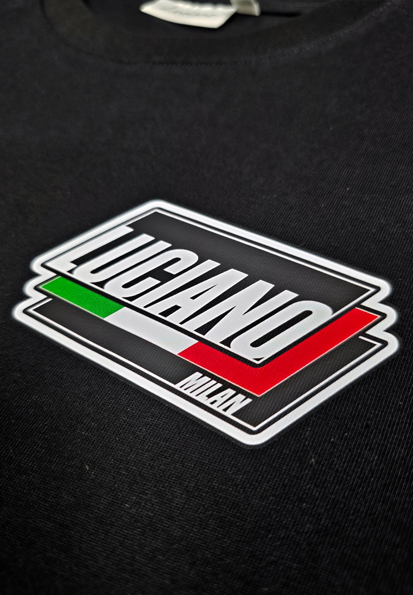 Milan Black Luxe T-Shirt