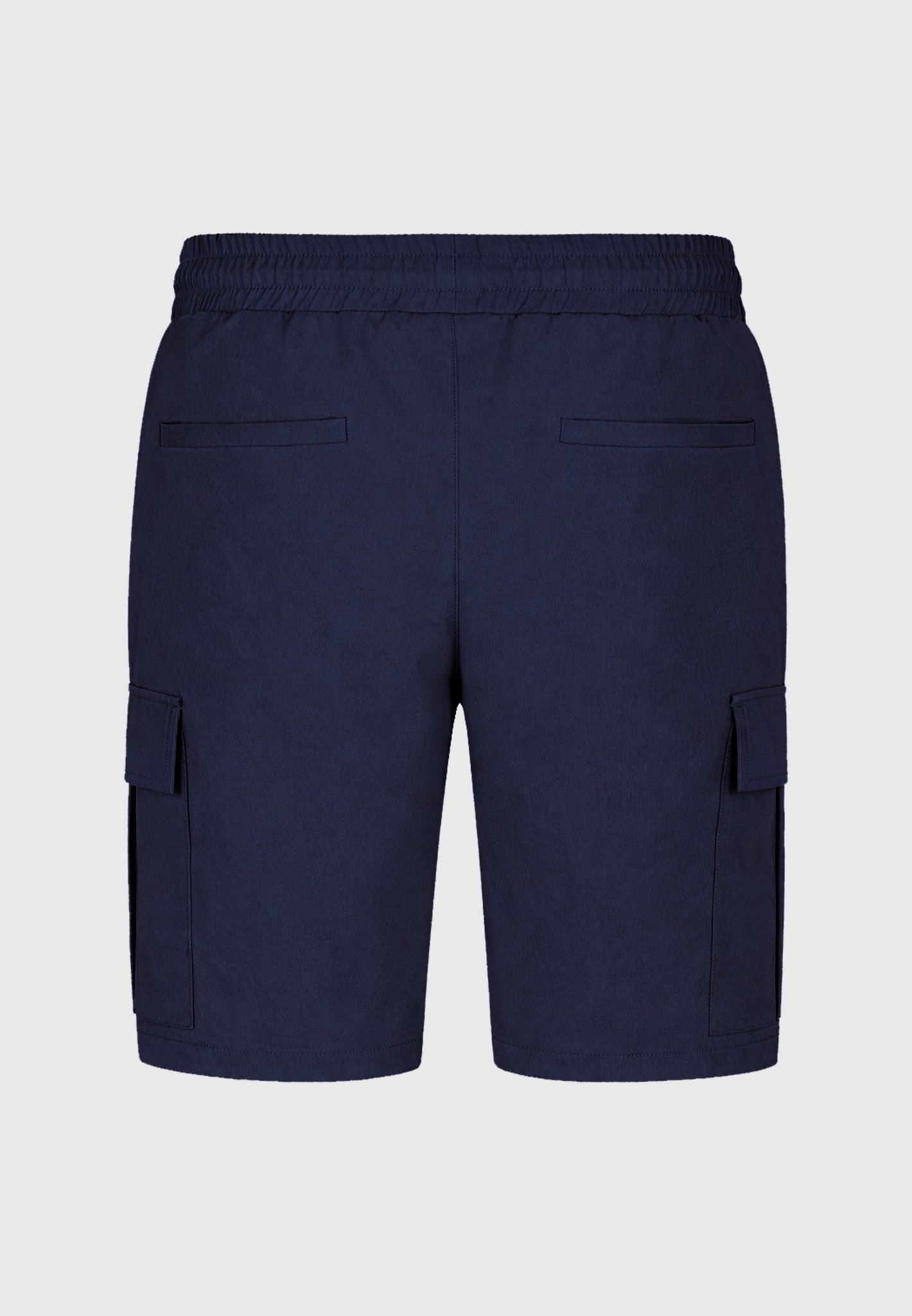 Navy Luxe Cargo Shorts