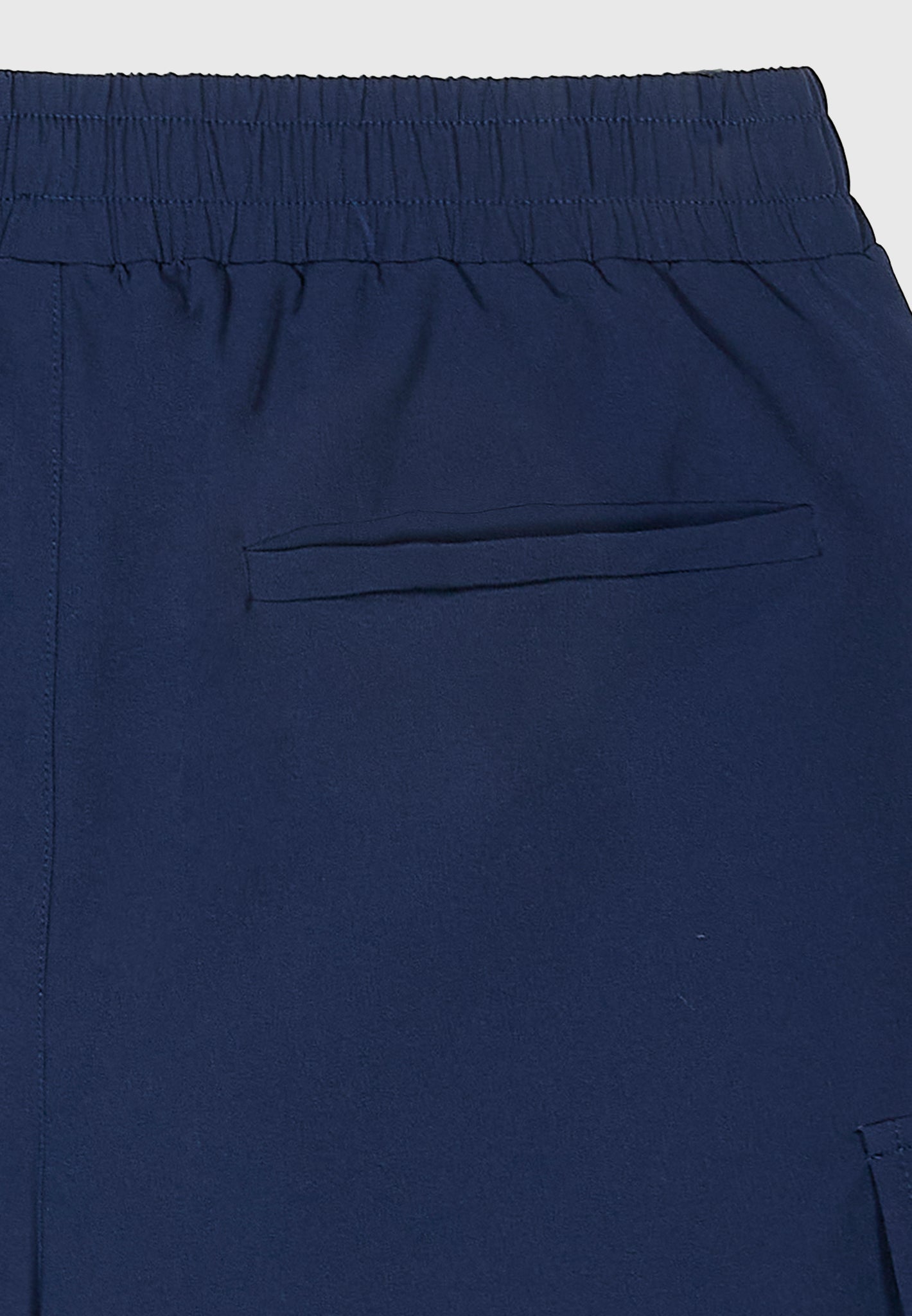Navy Luxe Cargo Shorts