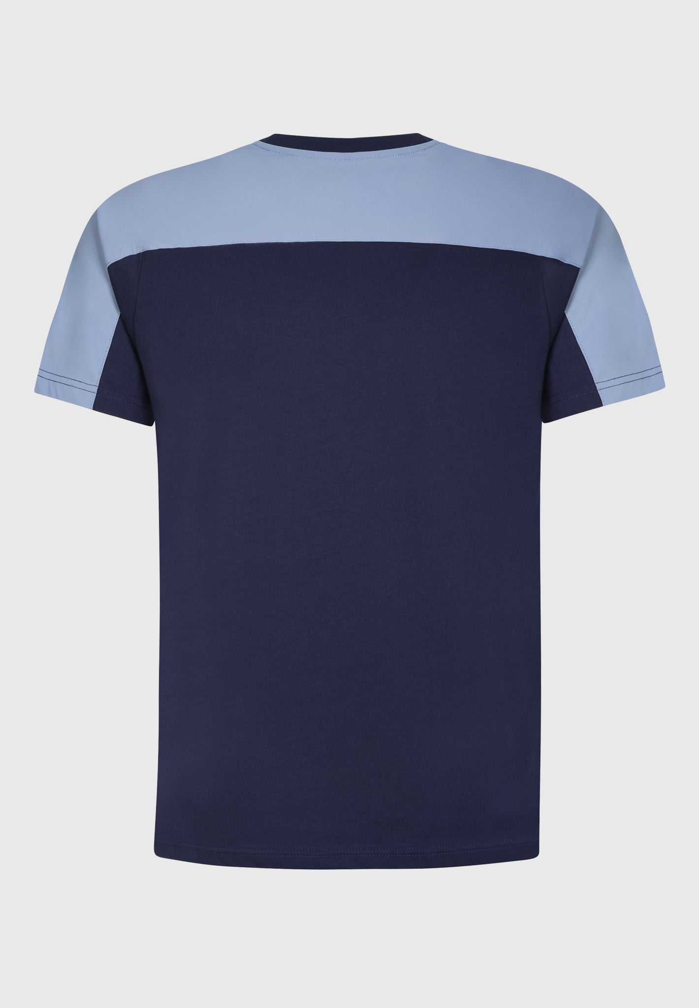 Navy Luxe T-Shirt/Blue Nylon Shoulder