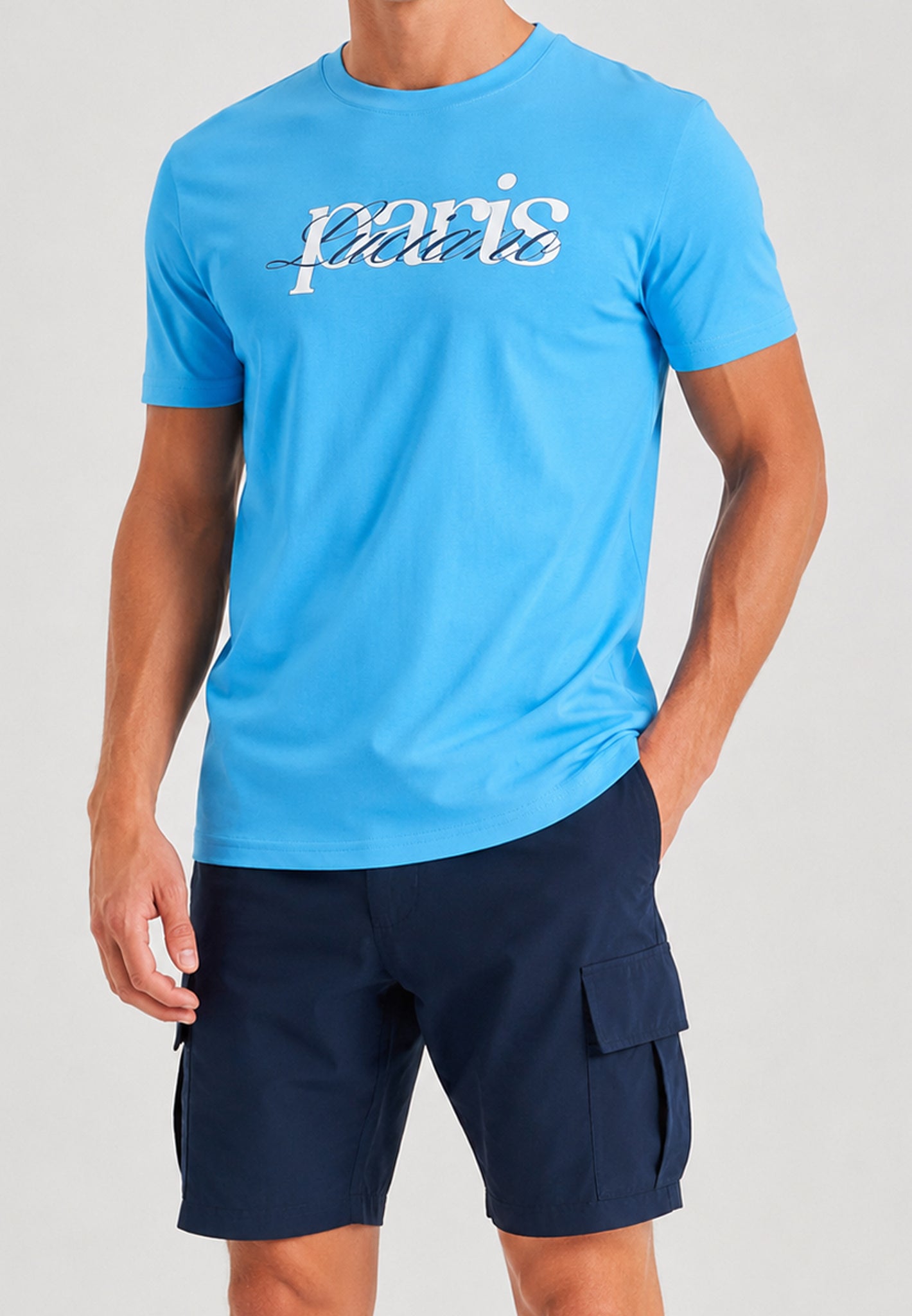 Paris Sky Blue Luxe T-Shirt