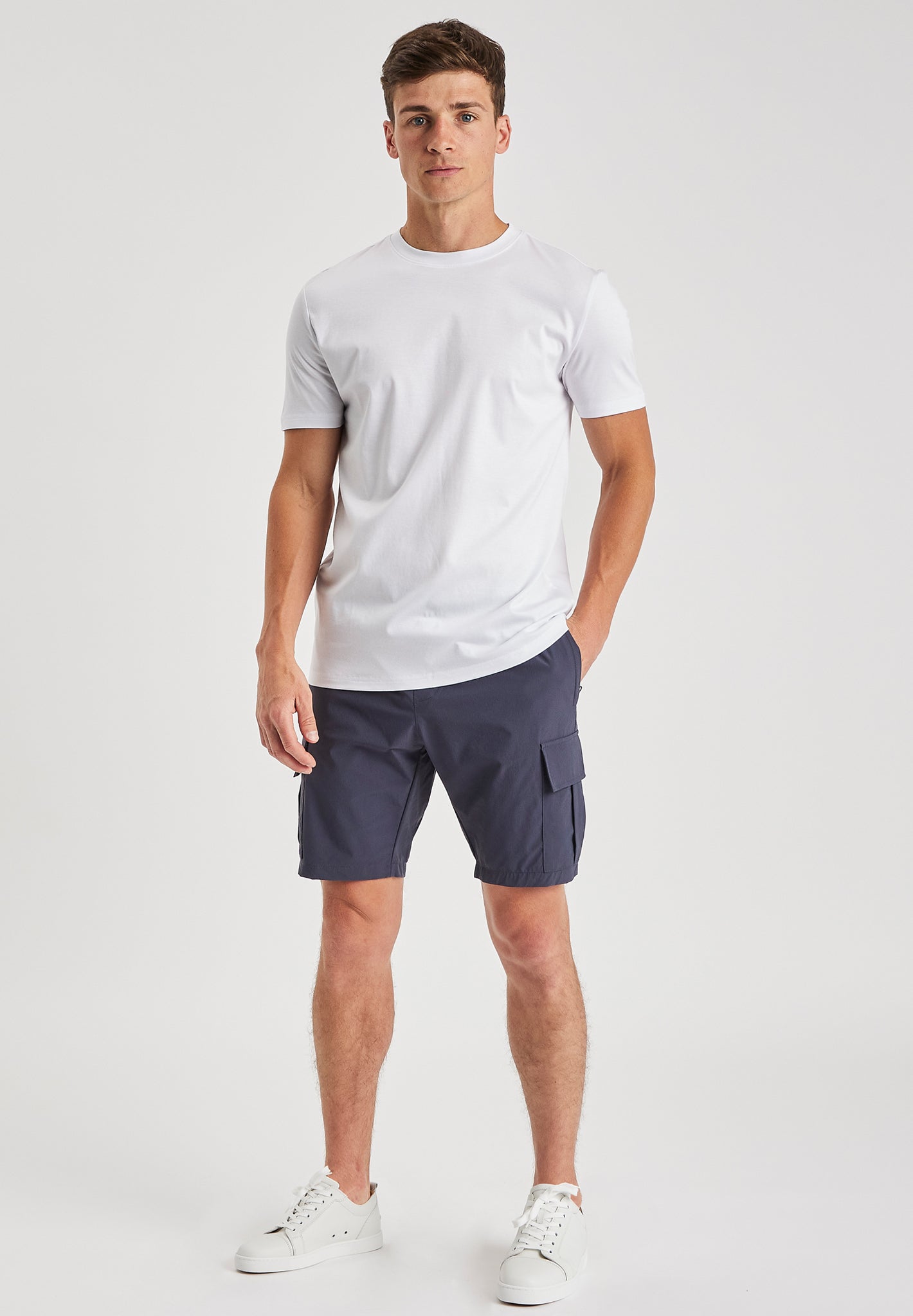 Slate Grey Cargo Shorts
