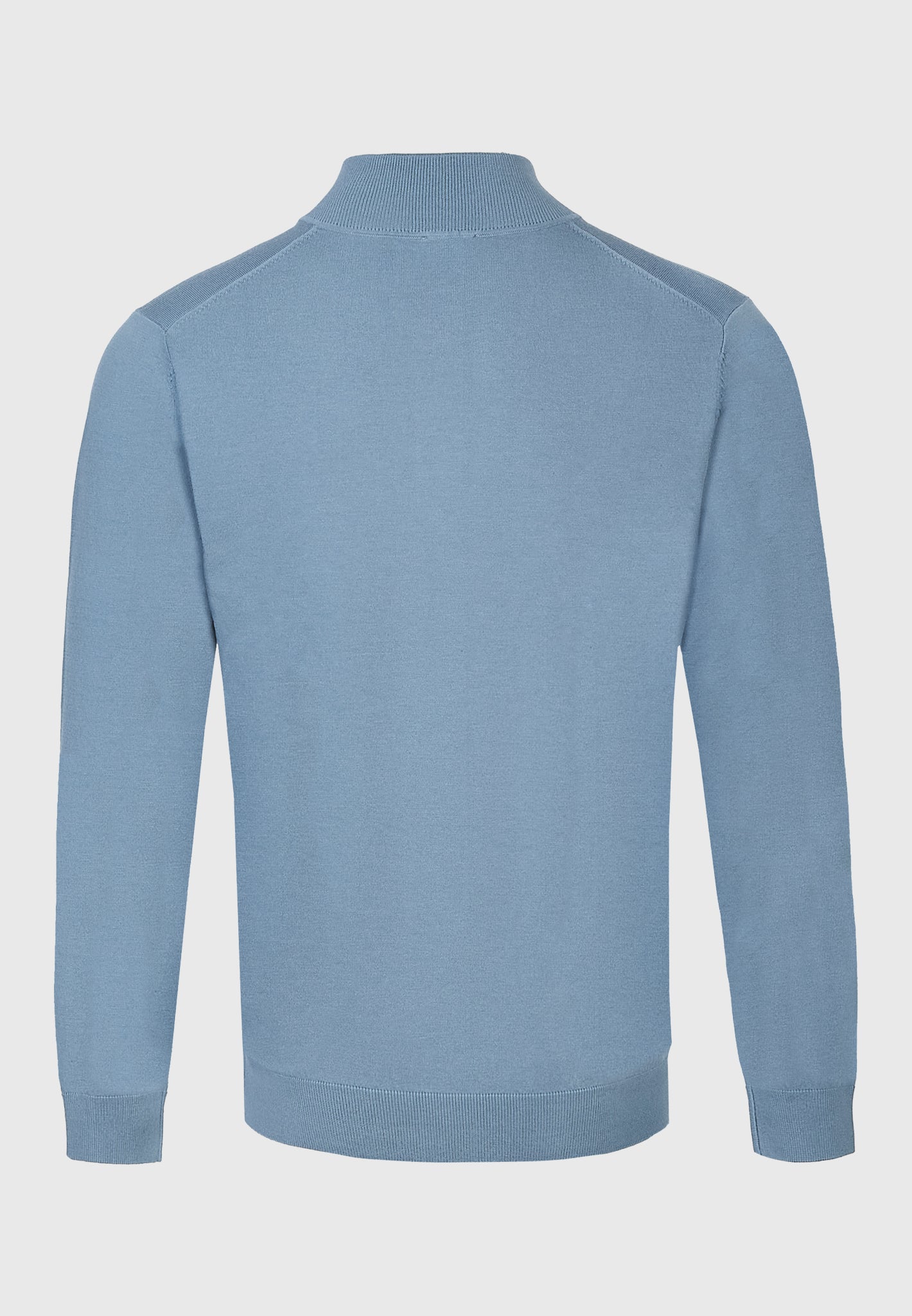 Steel Blue Luxury 1/4 Zip Jumper