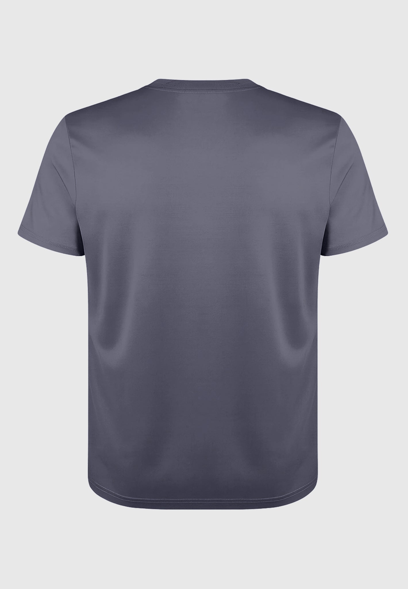 Steel Grey Luxury Mercerised T-Shirt