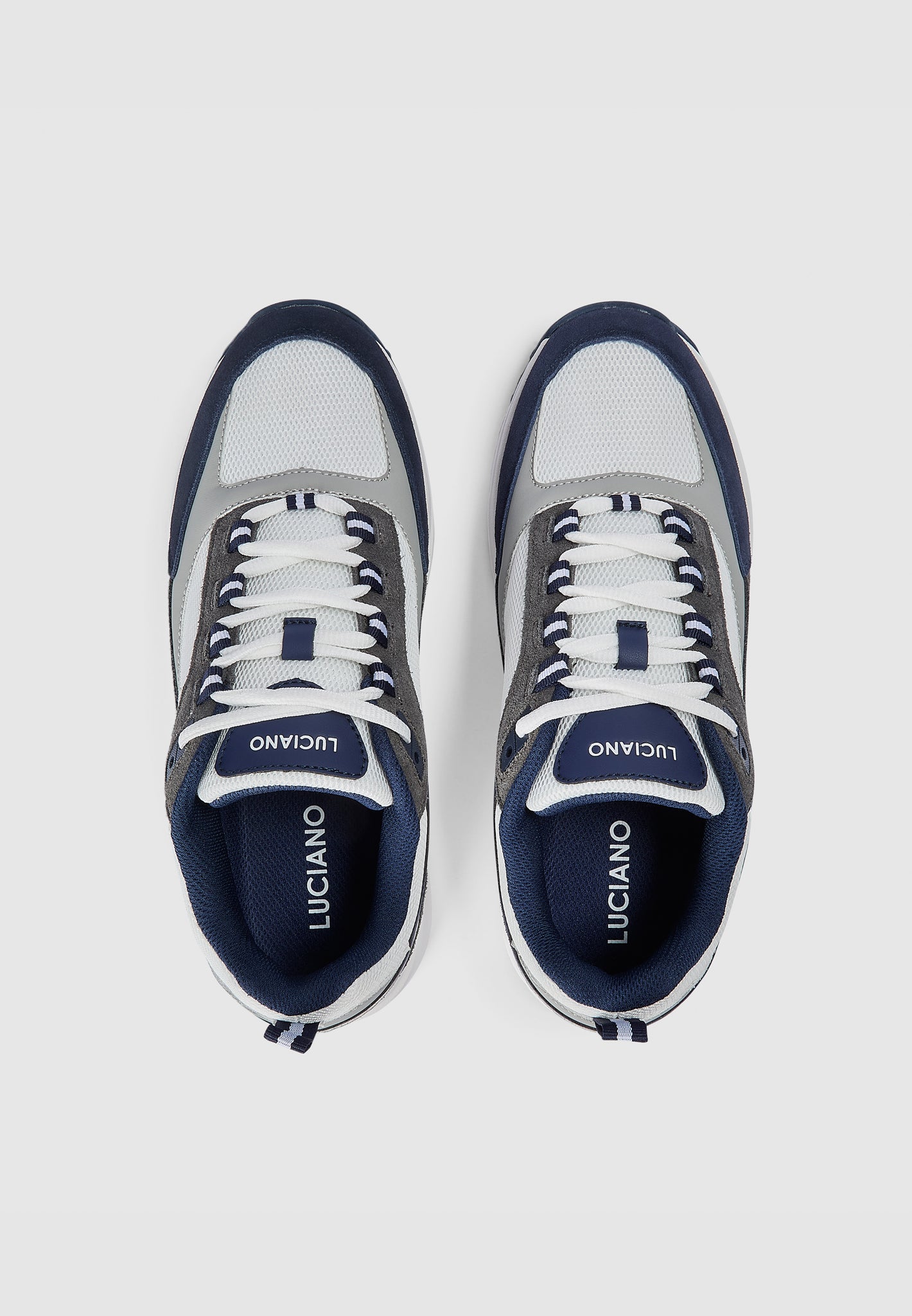 Luciano 001 Runner White/Navy