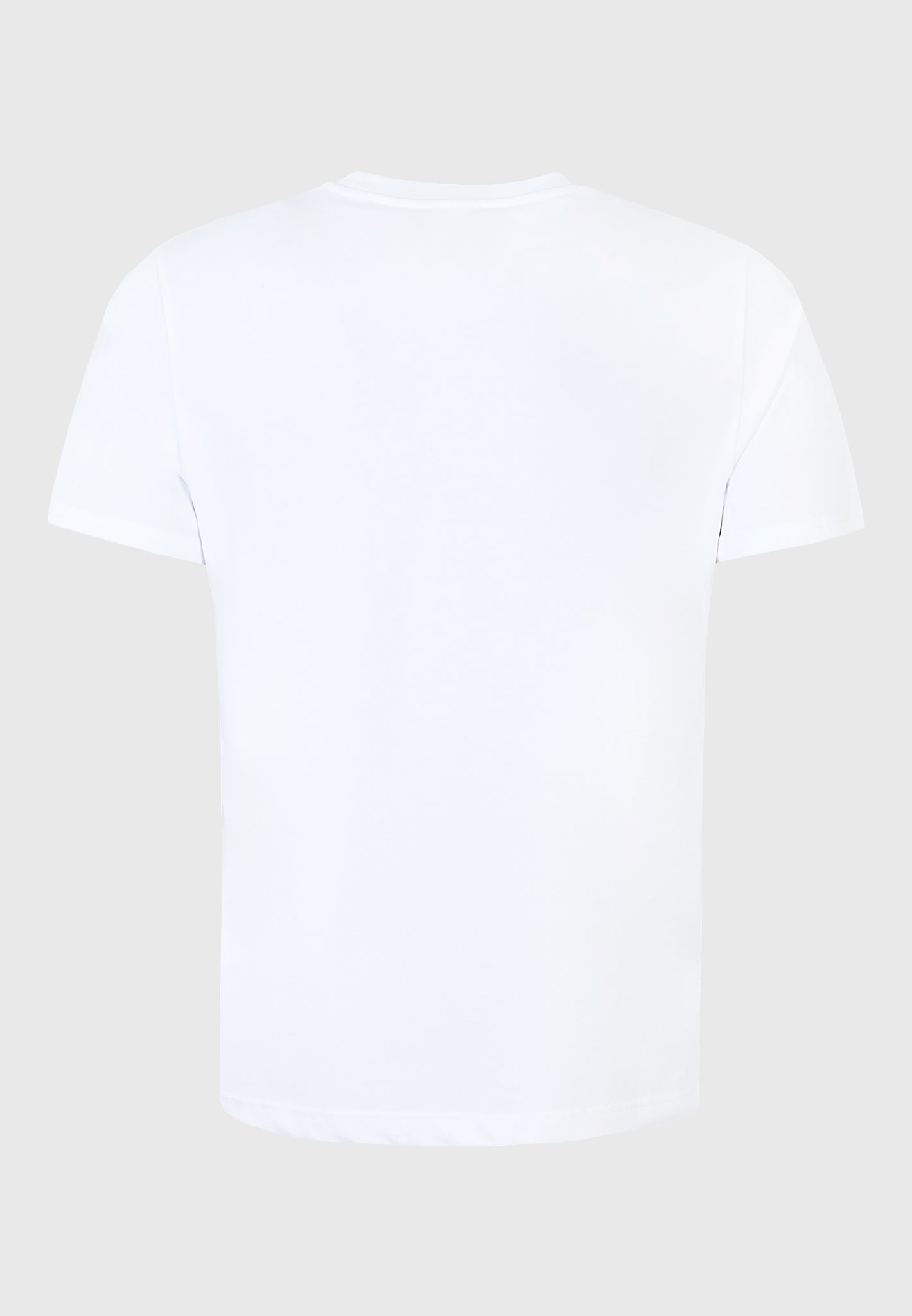 'L' Logo White Luxe T-Shirt