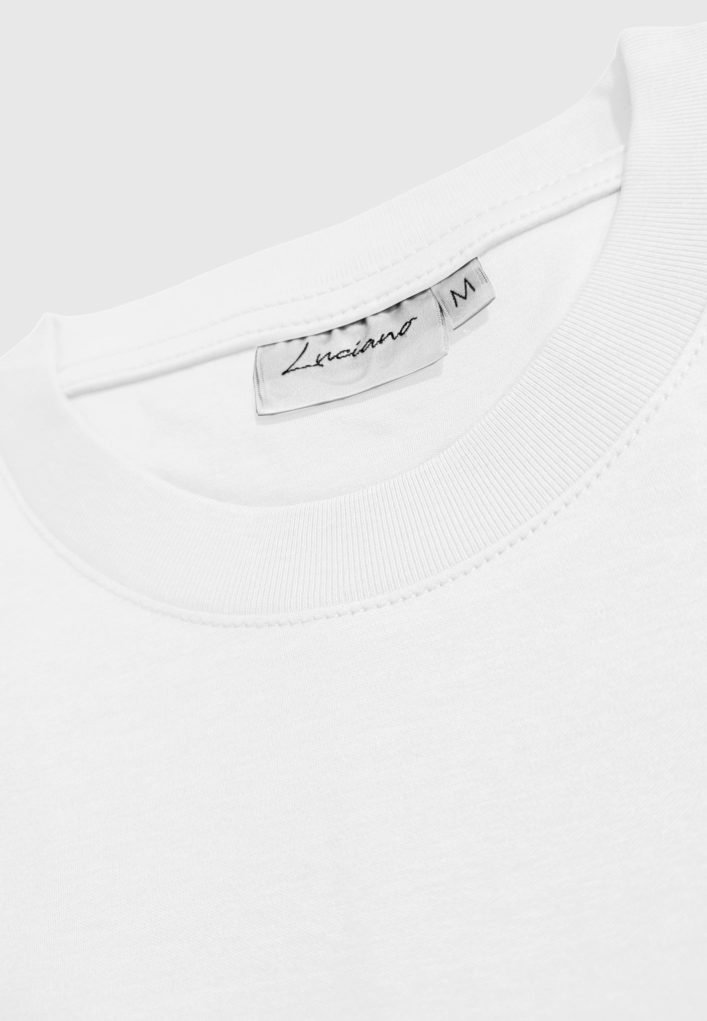 White Luxury Mercerised T-Shirt