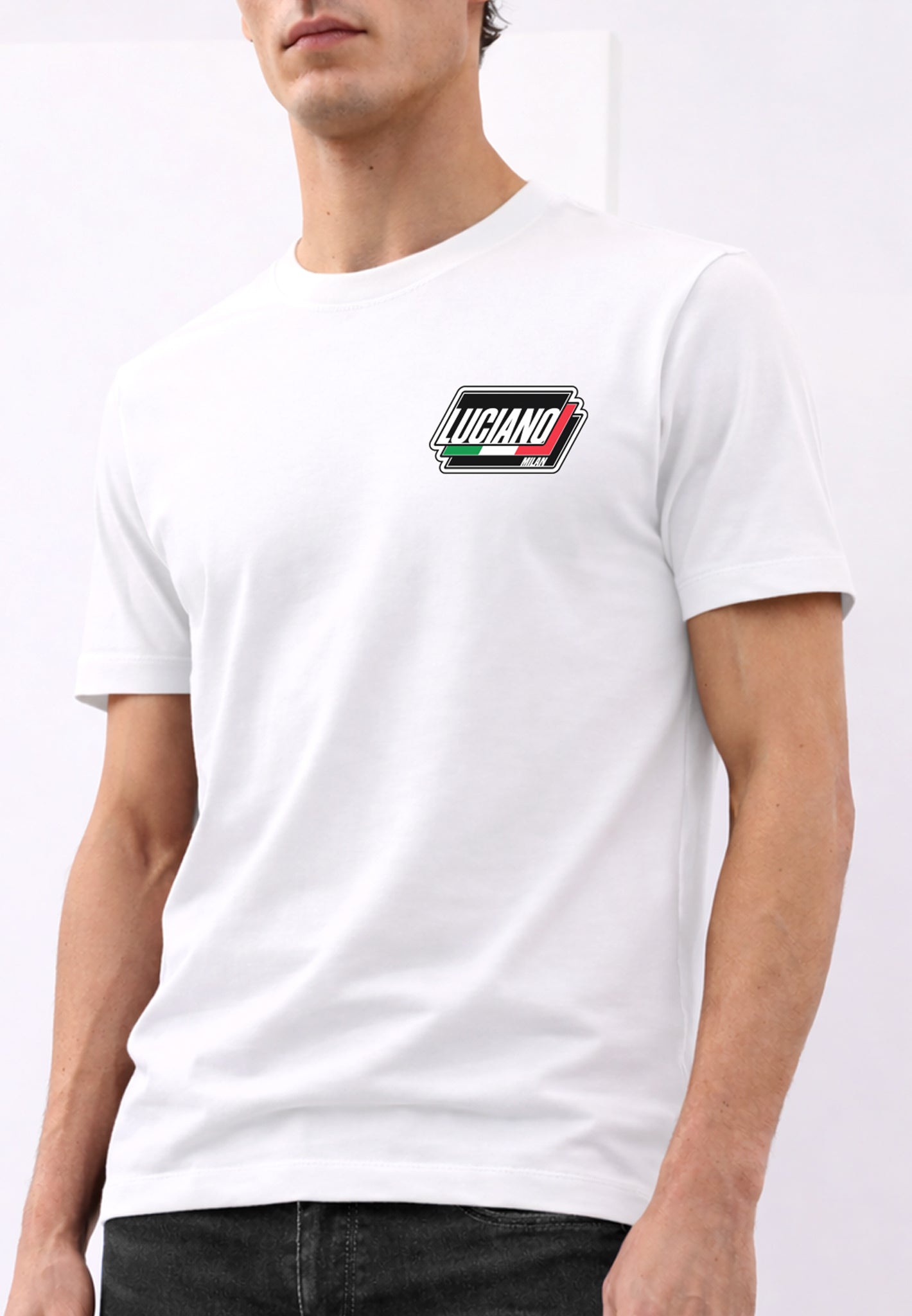 Milan White Luxe T-Shirt