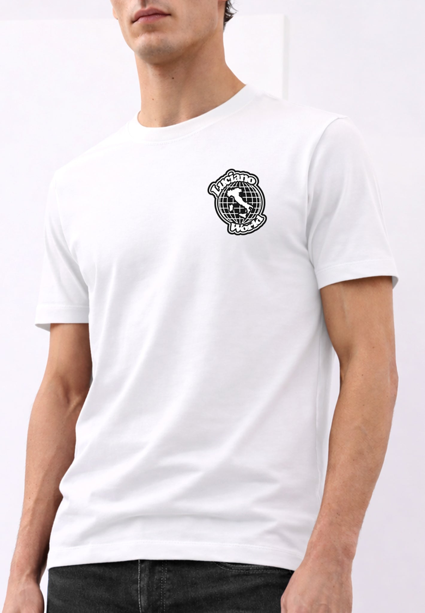 Luciano World White Luxe T-Shirt