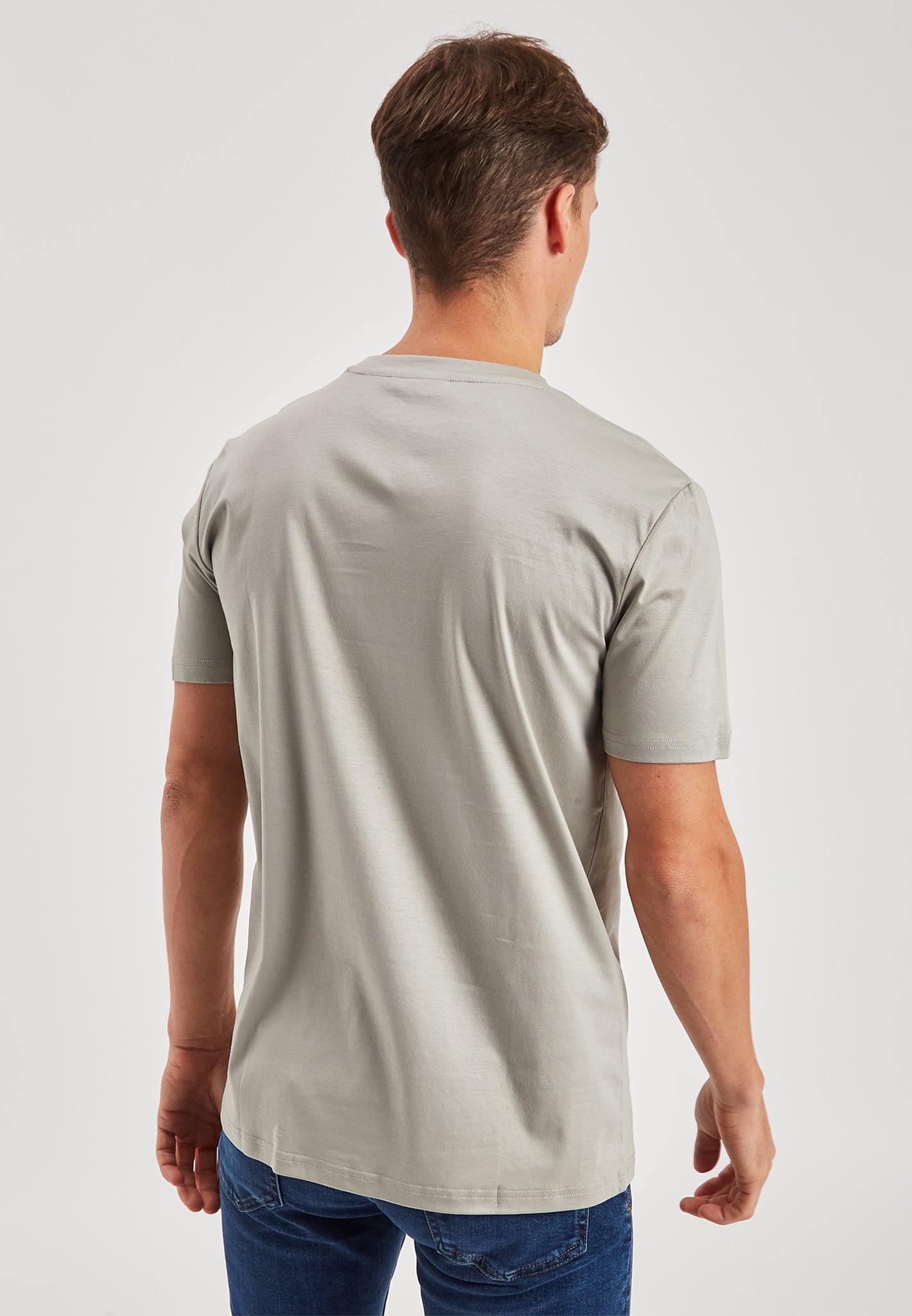 Stone Grey Luxury T-Shirt